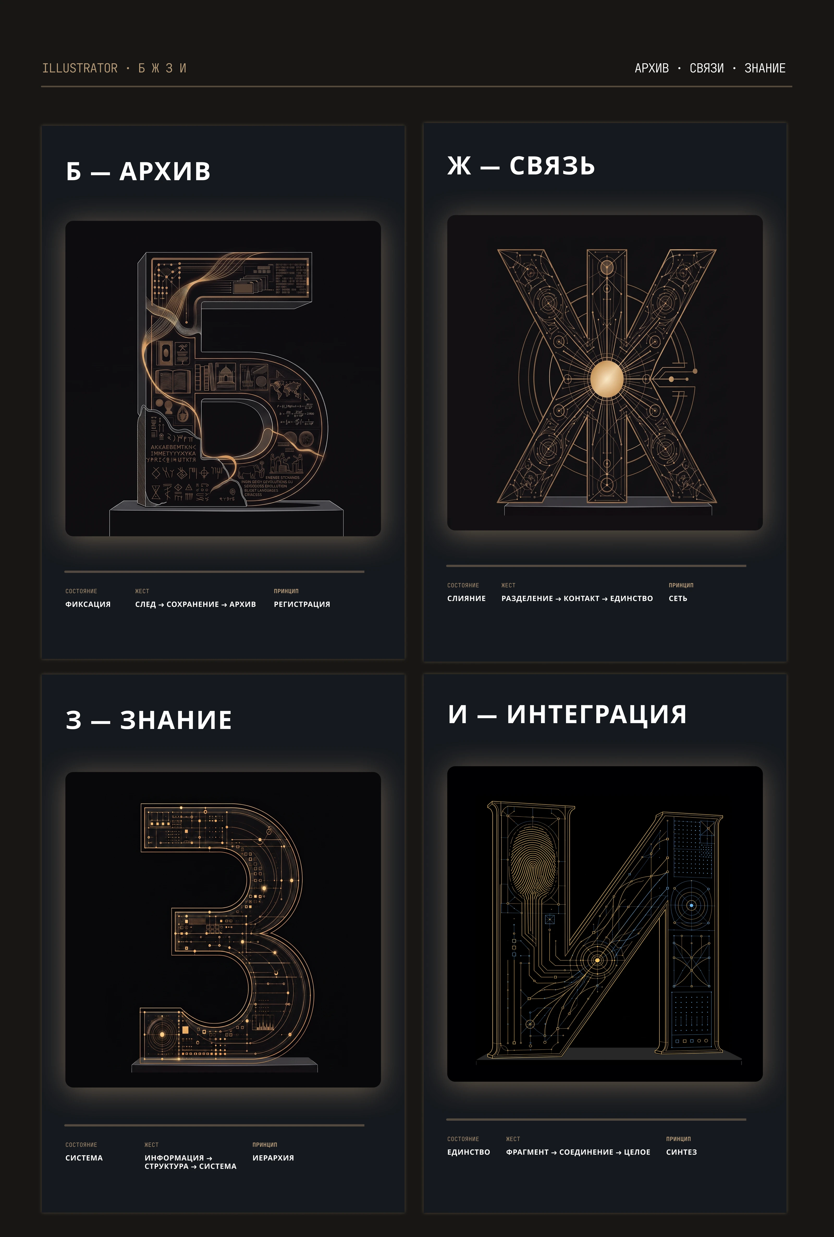 33 буквы — 33 идеи | Кириллица 2175 — Изображение №11 — 3D, Нейро на Dprofile
