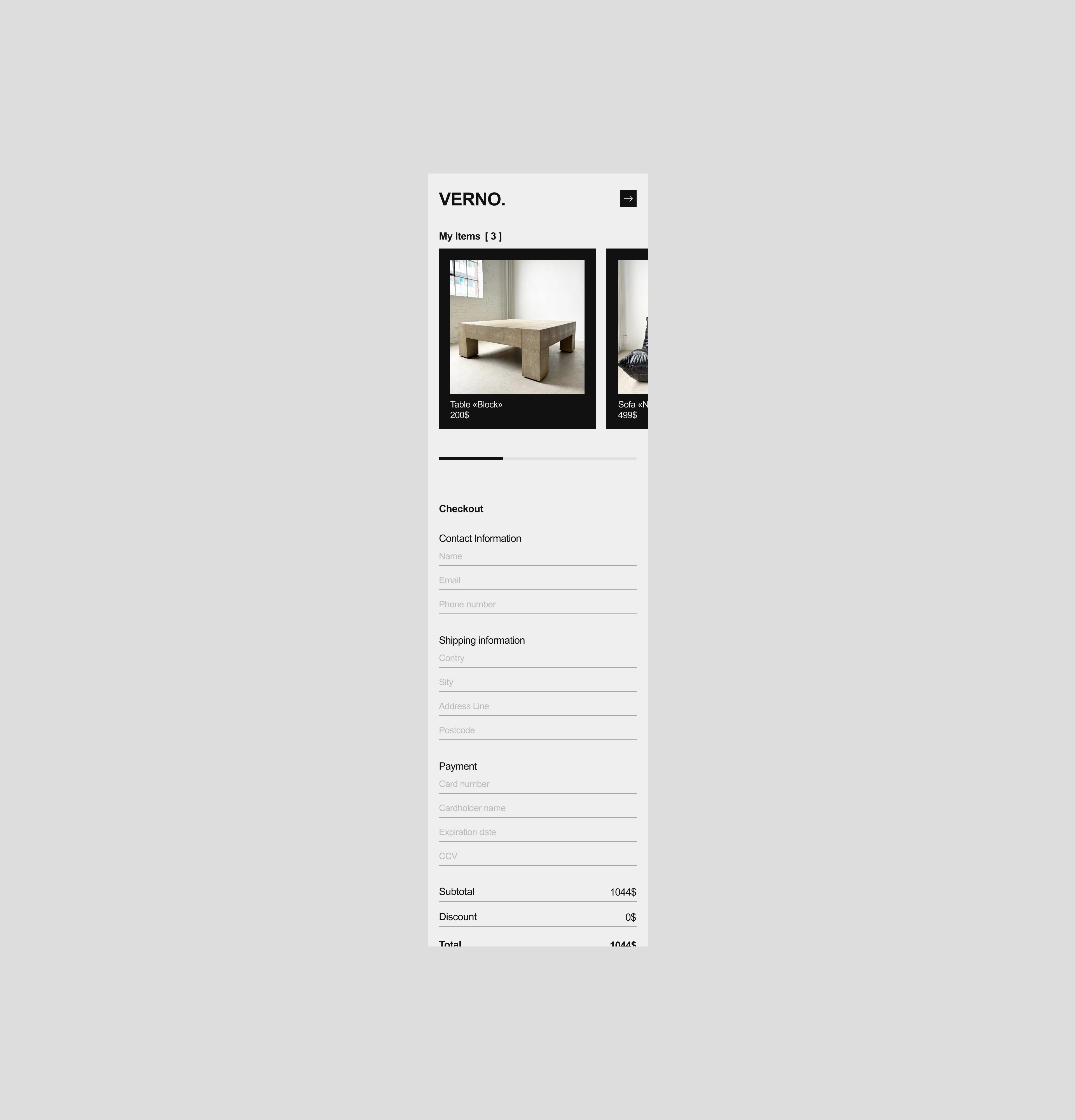 Furniture store // e-commerce design — Изображение №13 — Интерфейсы на Dprofile