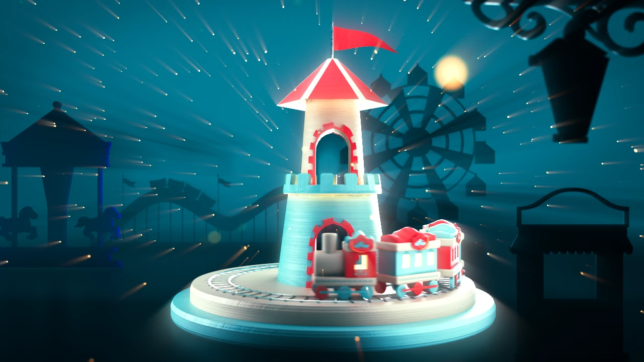 Amusement Park — Изображение №3 — Иллюстрация, 3D на Dprofile