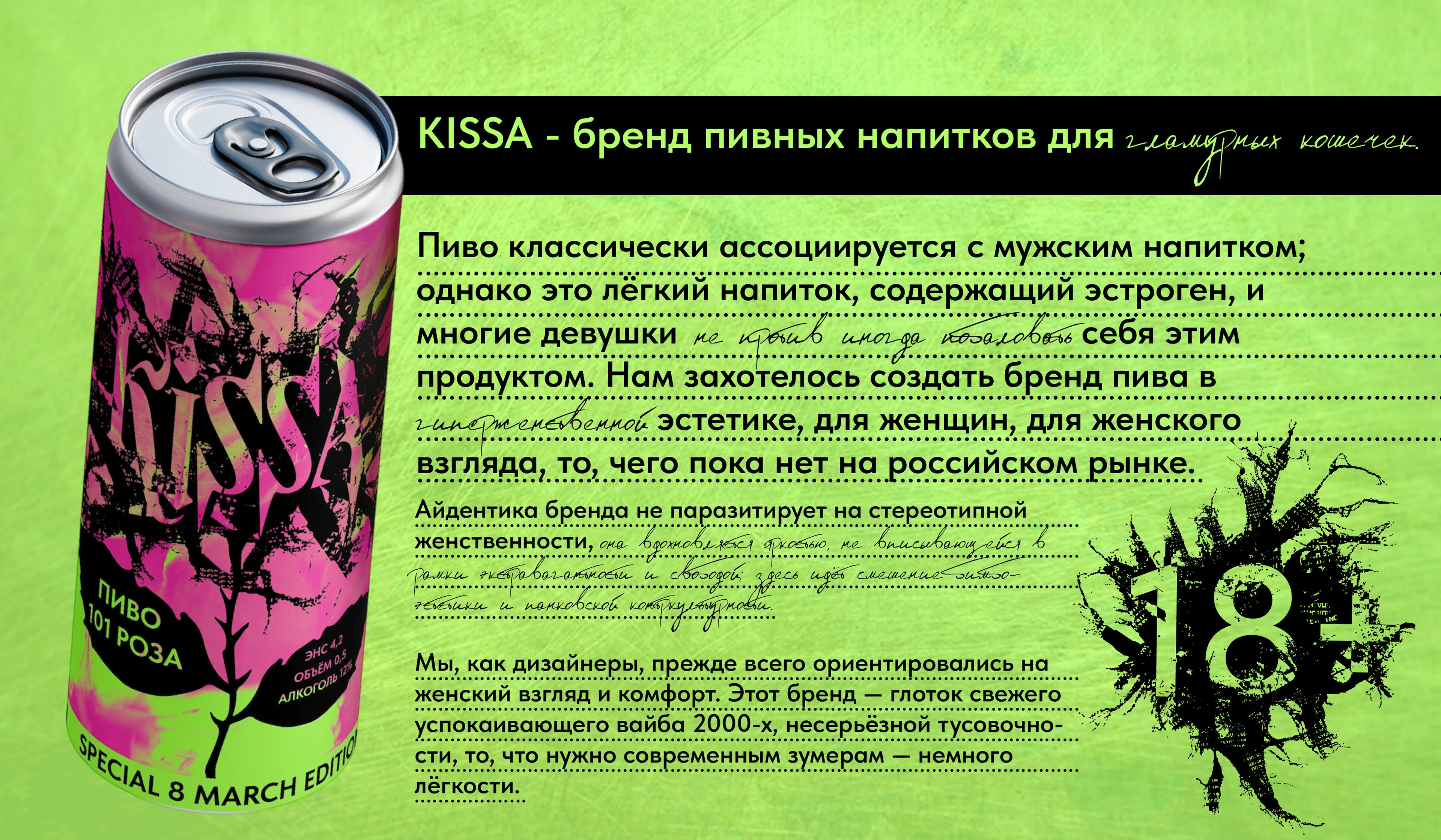 KISSA брендинг+упаковка пива — Изображение №3 — Брендинг на Dprofile
