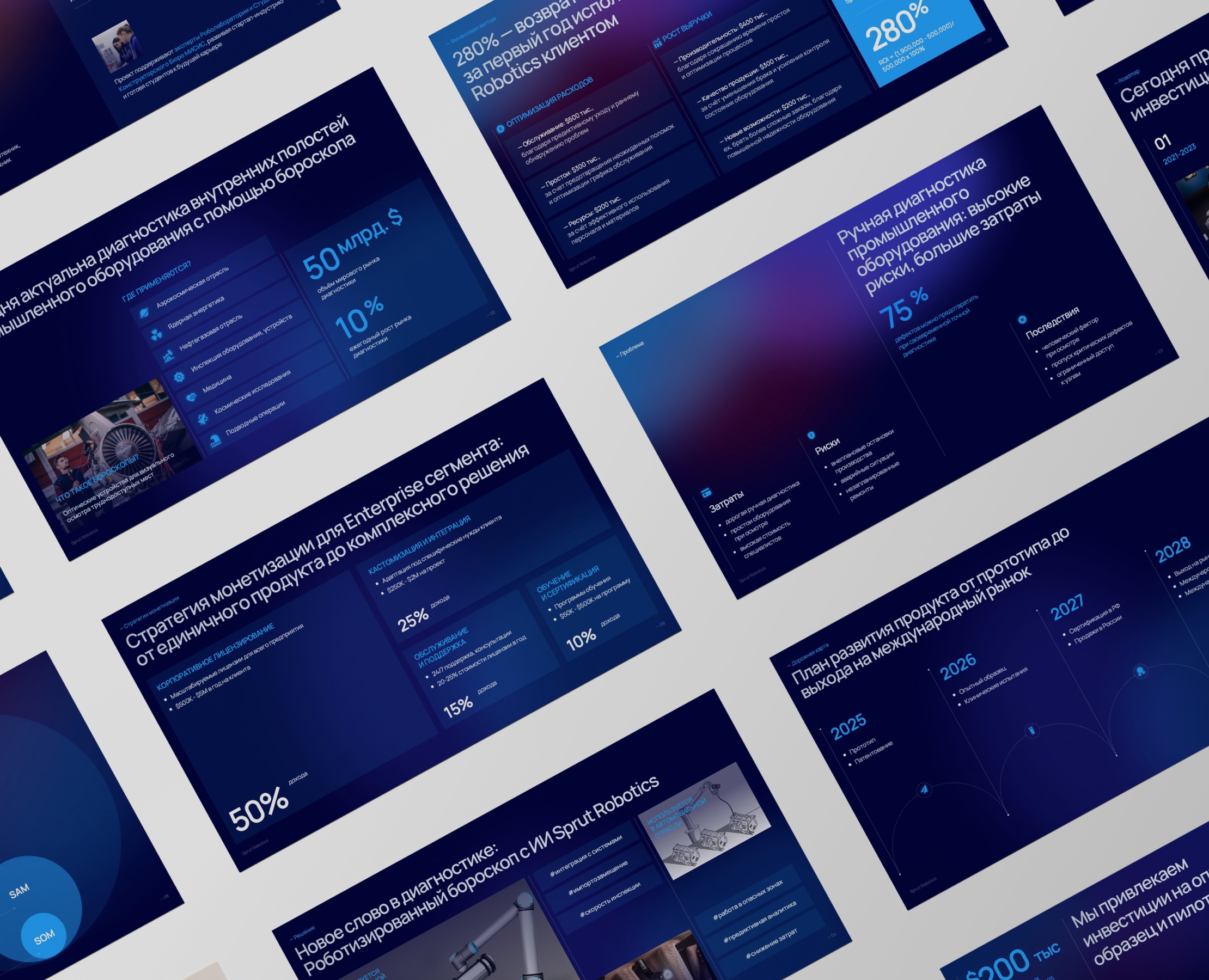 Sprut Robotics - презентация проекта — Графика, Маркетинг на Dprofile