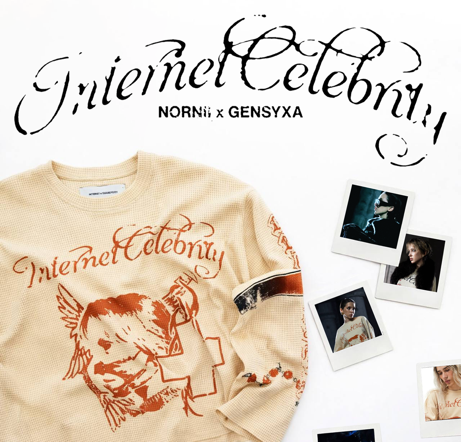 NORNII x GENSYXA – Коллекция одежды, дизайн лонгсливов — Изображение №1 — Брендинг, Графика на Dprofile