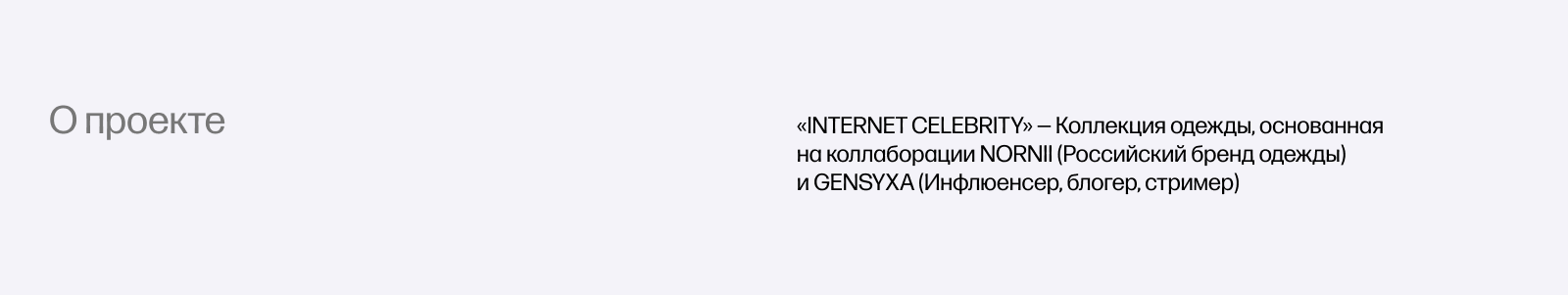 NORNII x GENSYXA – Коллекция одежды, дизайн лонгсливов — Изображение №2 — Брендинг, Графика на Dprofile
