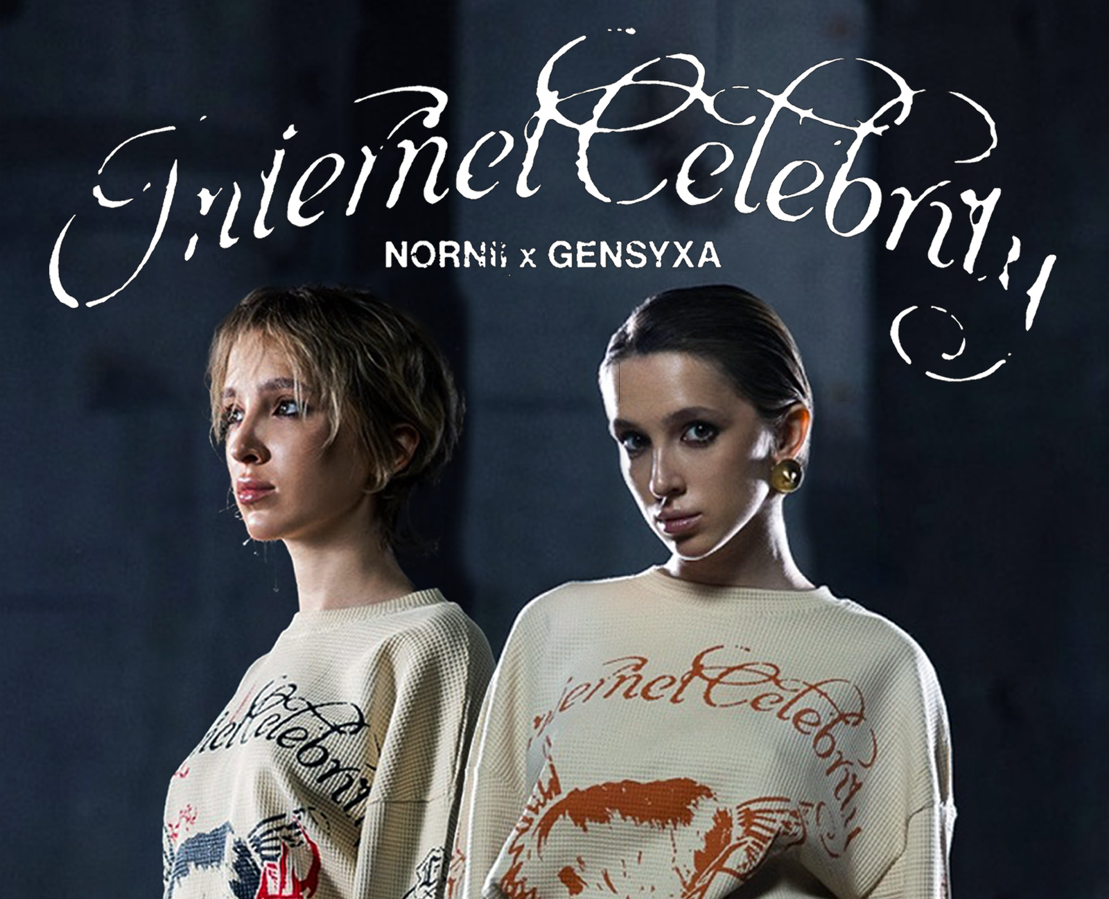 NORNII x GENSYXA – Коллекция одежды, дизайн лонгсливов — Брендинг, Графика на Dprofile