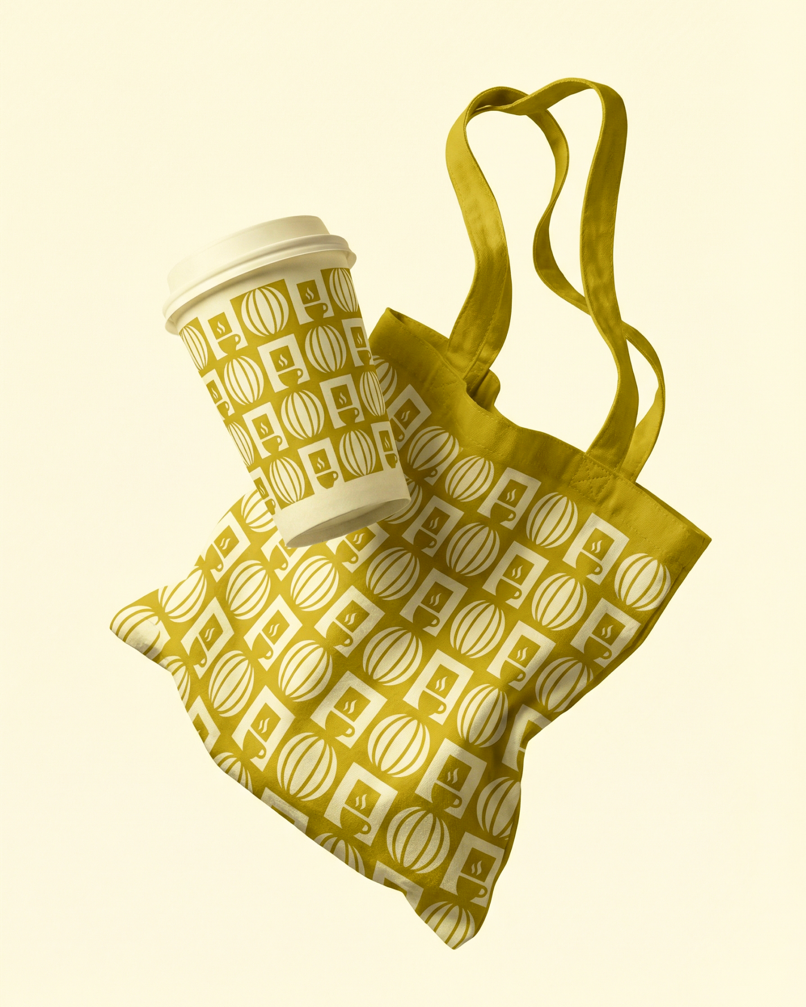 Айдентика кофейни Полдень — Изображение №5 — Графика на Dprofile