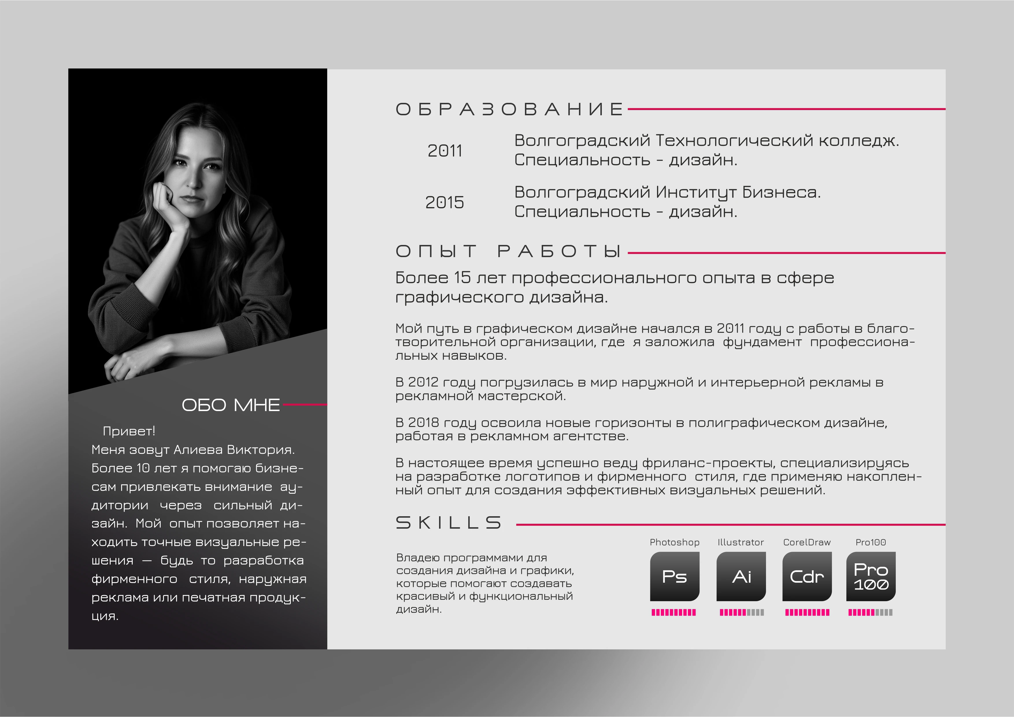 ПОРТФОЛИО ГРАФИЧЕСКОГО ДИЗАЙНЕРА — Изображение №2 — Брендинг, Графика на Dprofile