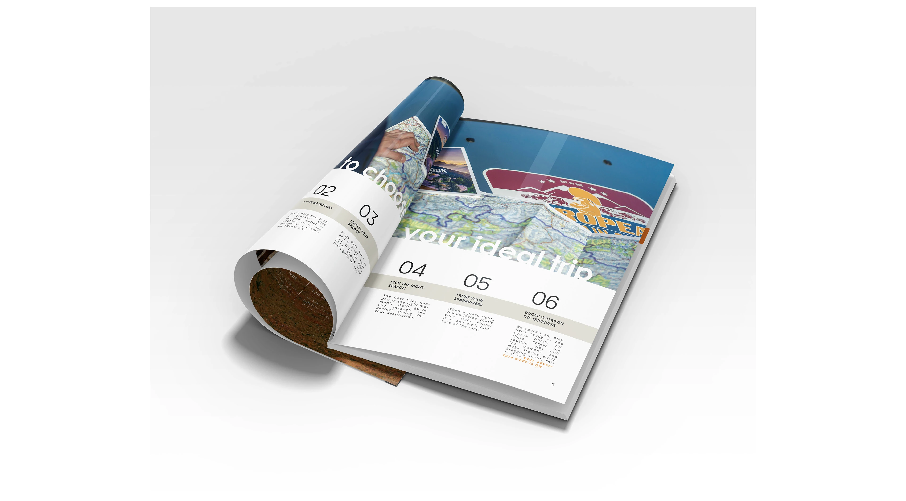 Guide design for outdoor magazine — Изображение №4 — Брендинг, Графика на Dprofile