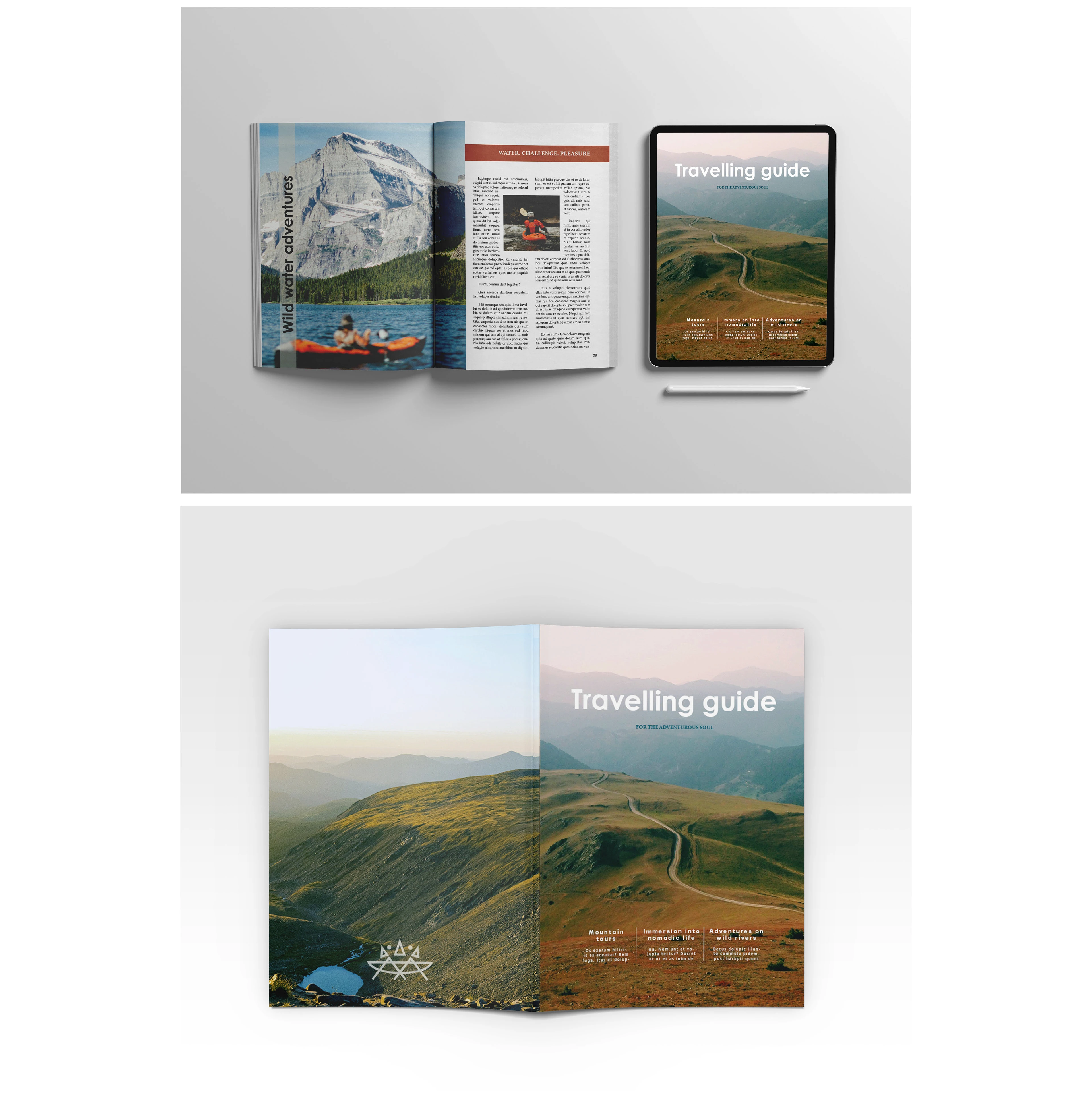 Guide design for outdoor magazine — Изображение №5 — Брендинг, Графика на Dprofile