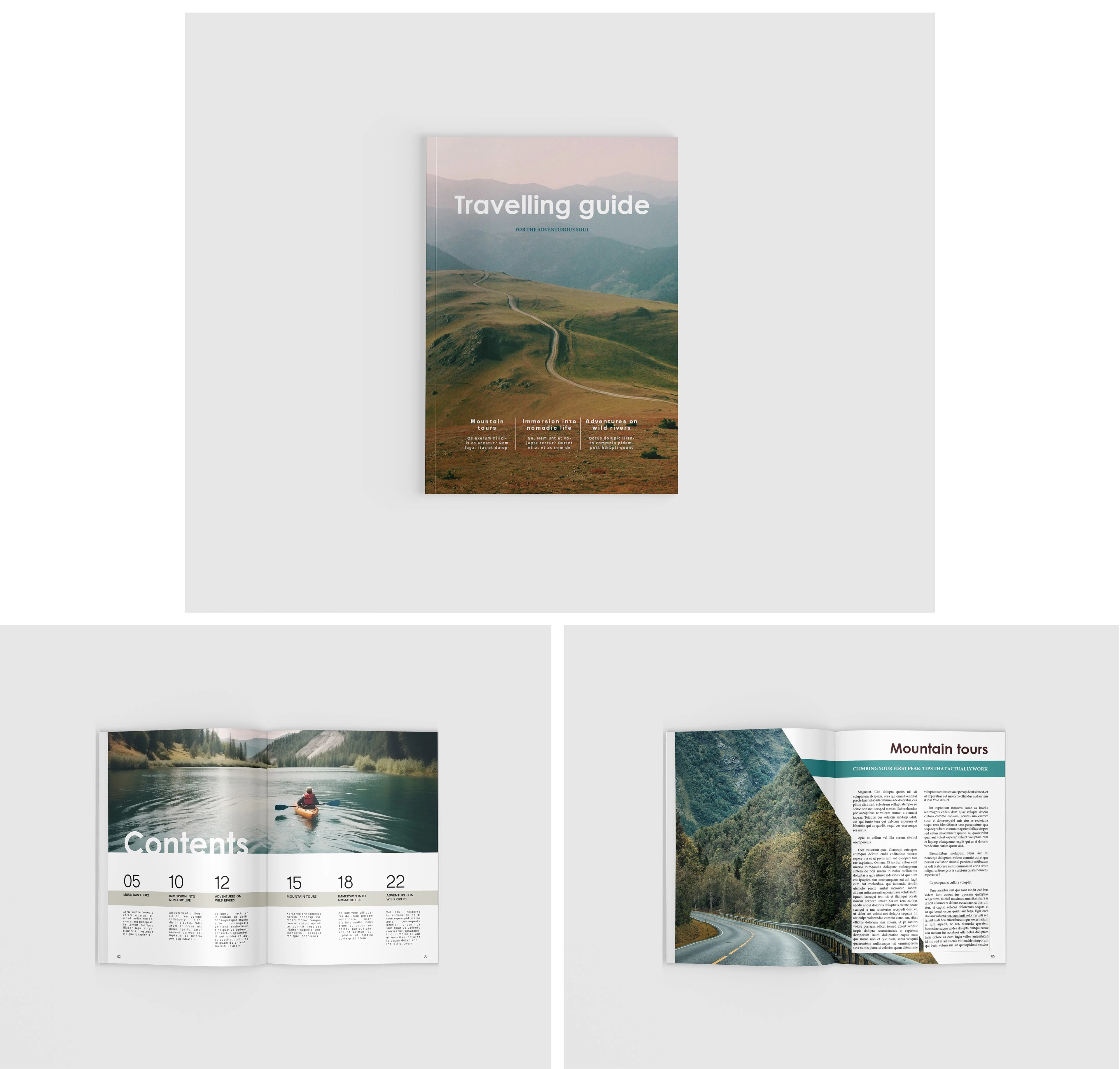 Guide design for outdoor magazine — Изображение №1 — Брендинг, Графика на Dprofile