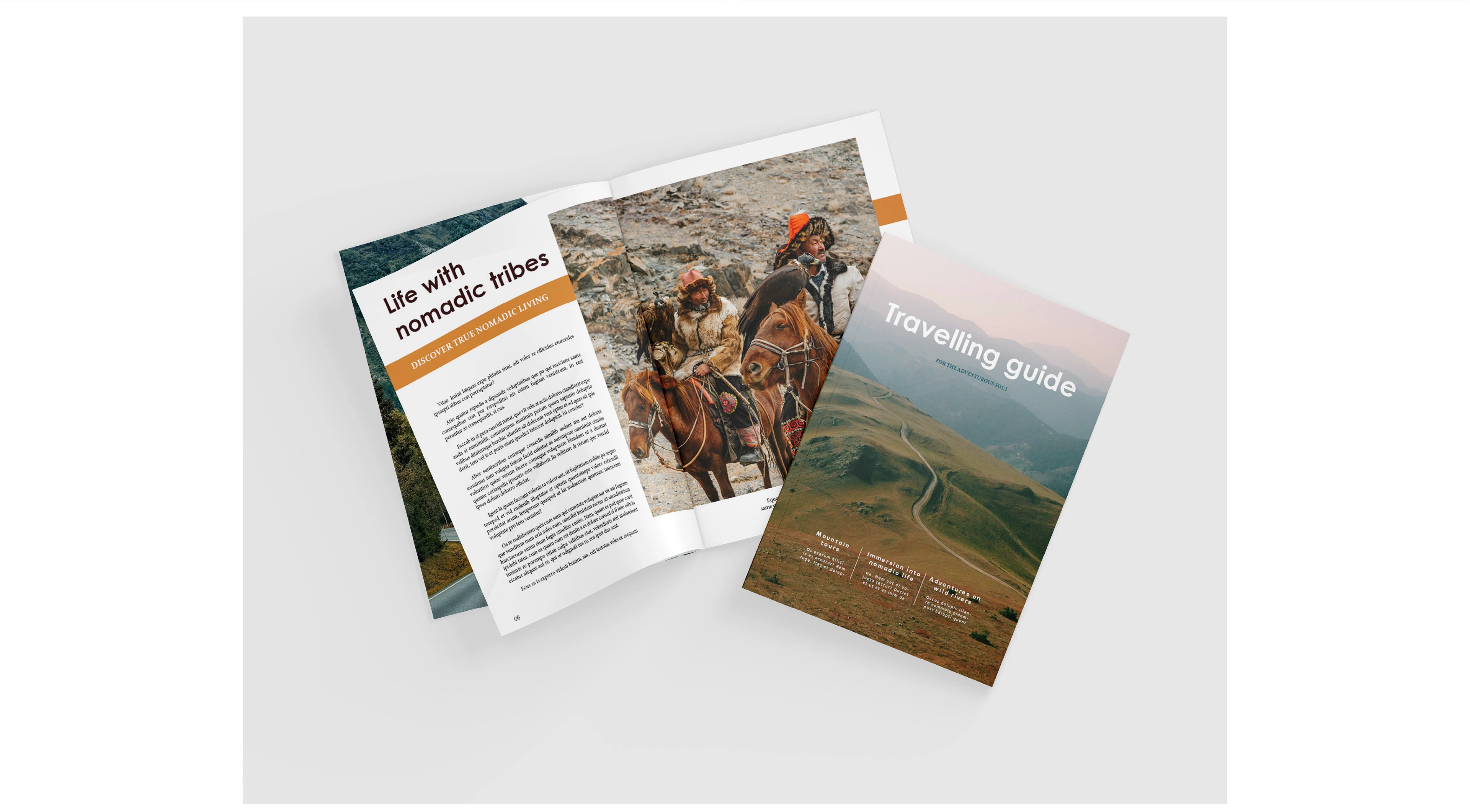 Guide design for outdoor magazine — Изображение №2 — Брендинг, Графика на Dprofile