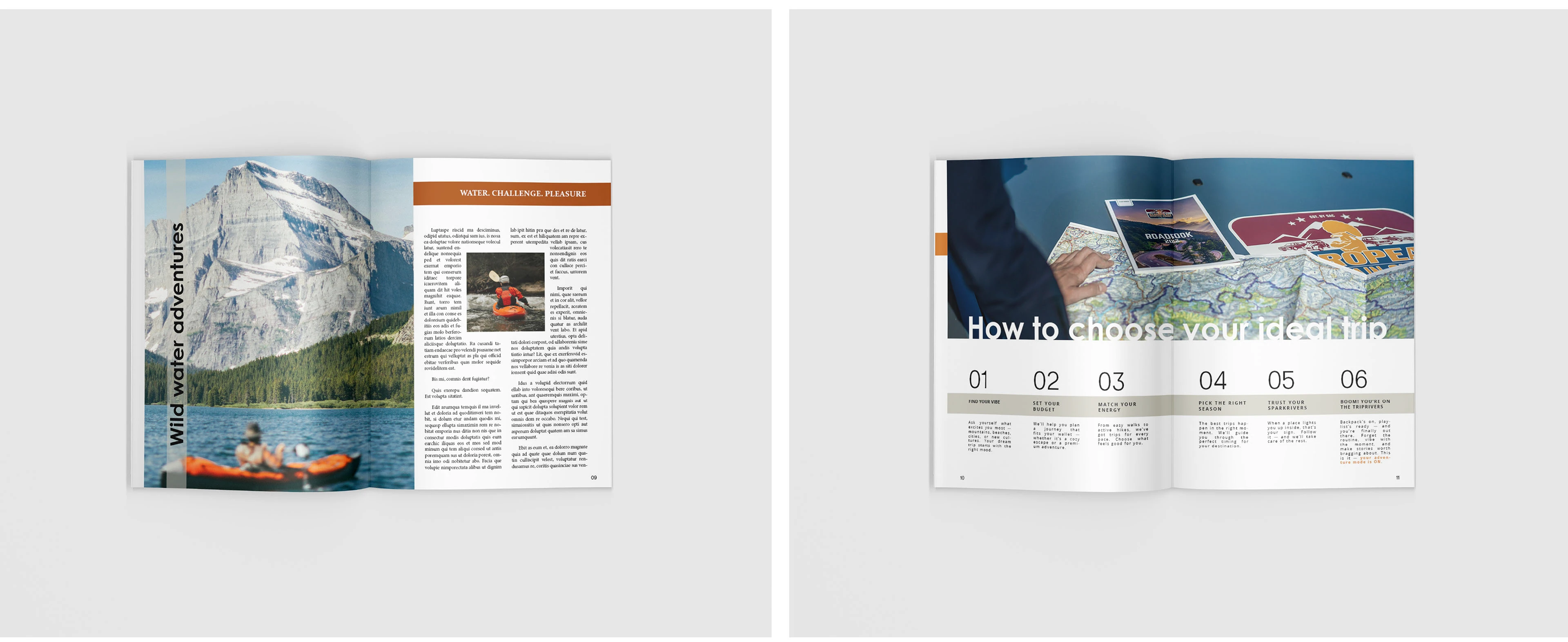 Guide design for outdoor magazine — Изображение №3 — Брендинг, Графика на Dprofile