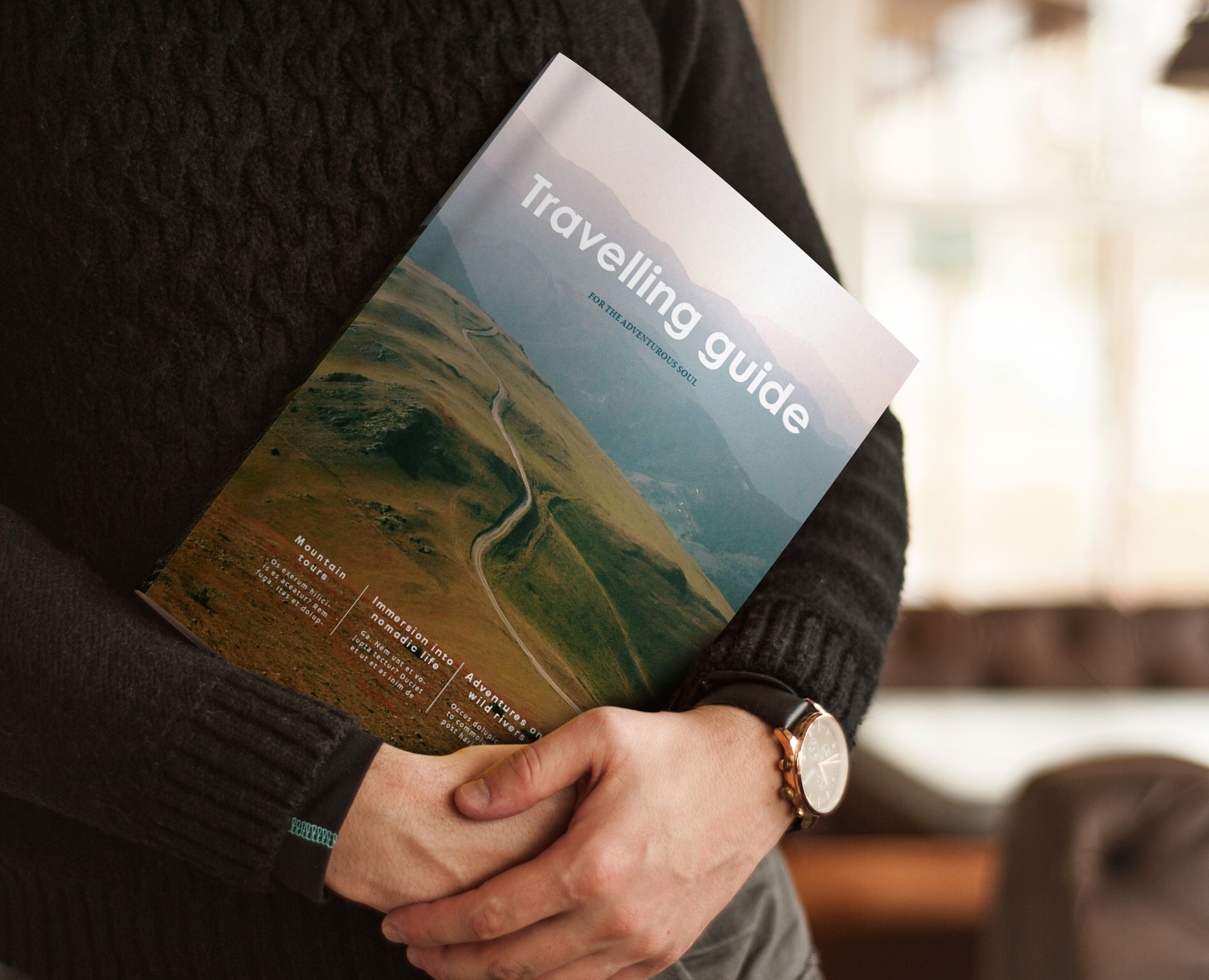 Guide design for outdoor magazine — Брендинг, Графика на Dprofile