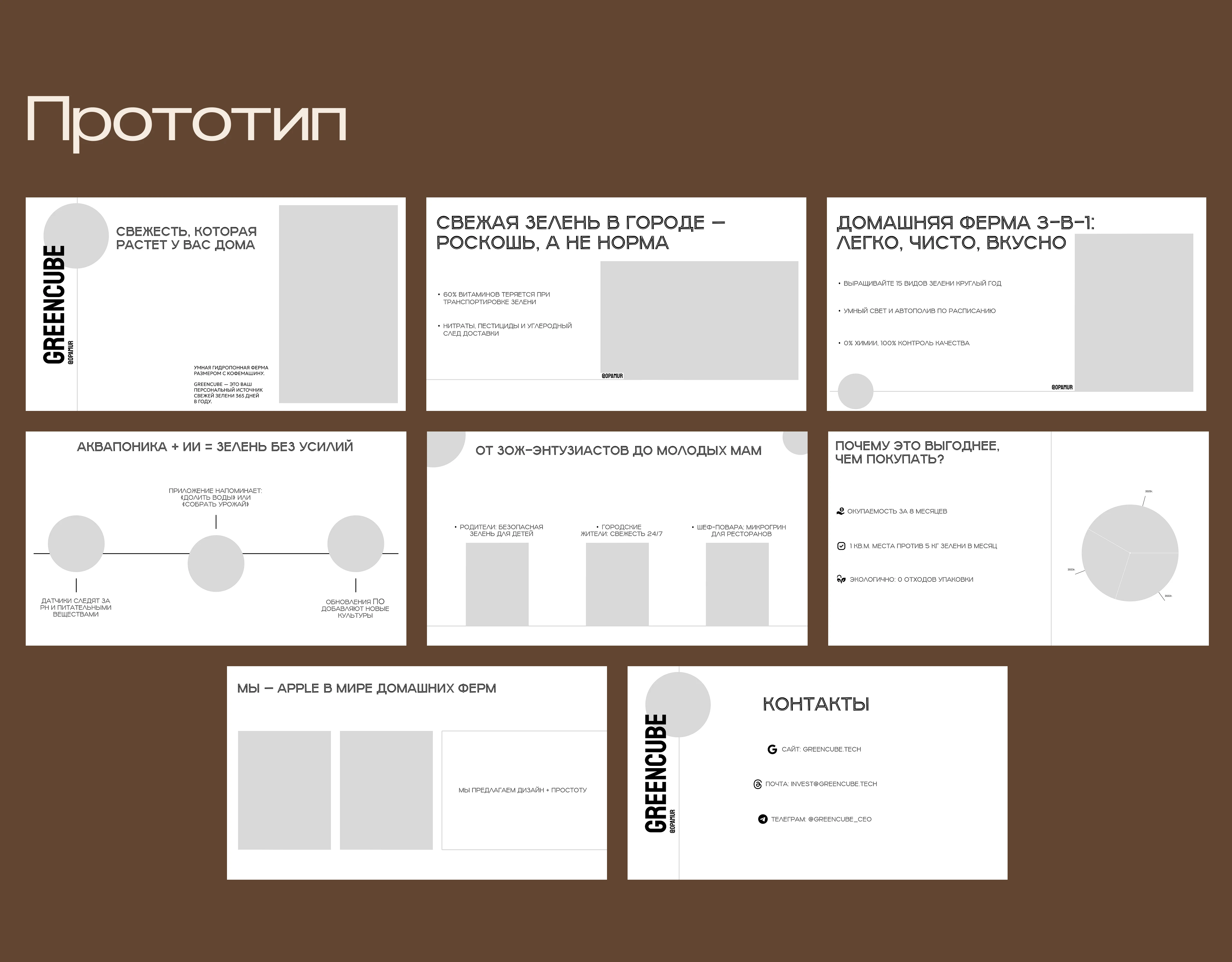 Презентация GreenCube — Изображение №4 — Интерфейсы, Маркетинг на Dprofile
