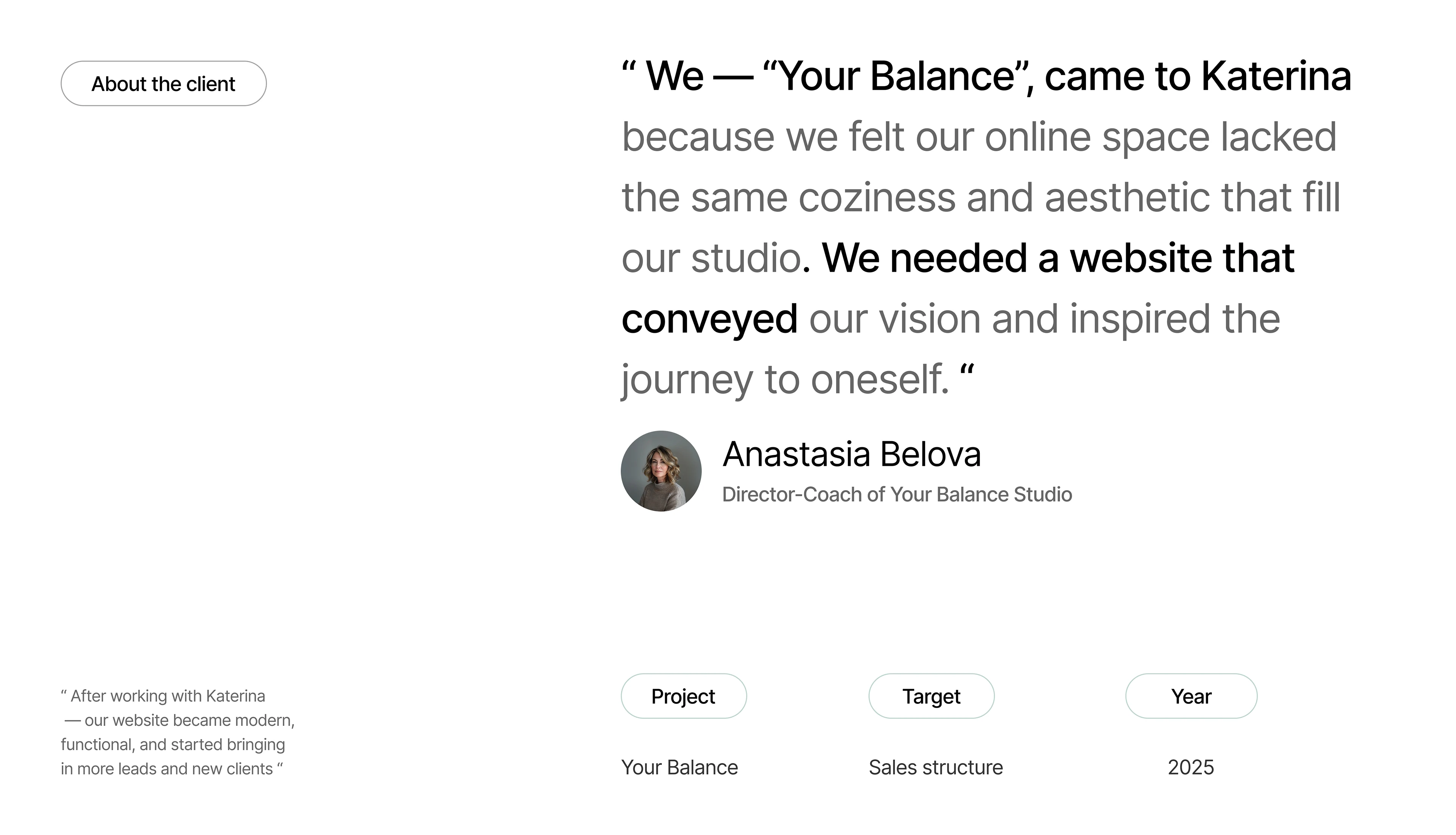 landing page for yoga studio — Изображение №1 — Интерфейсы, Графика на Dprofile