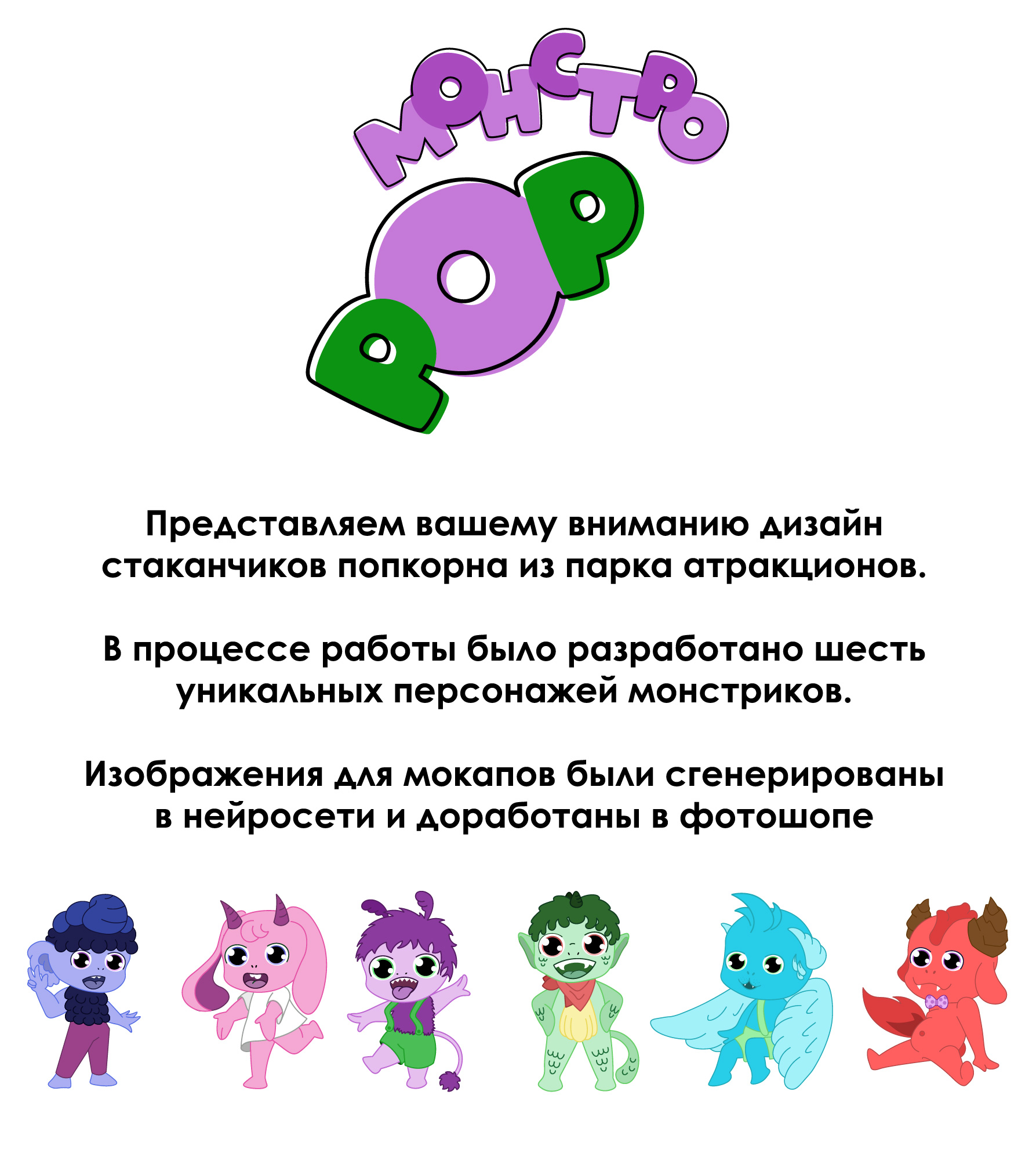 Дизайн стаканчиков под попкорн — Изображение №1 — Брендинг, Иллюстрация на Dprofile