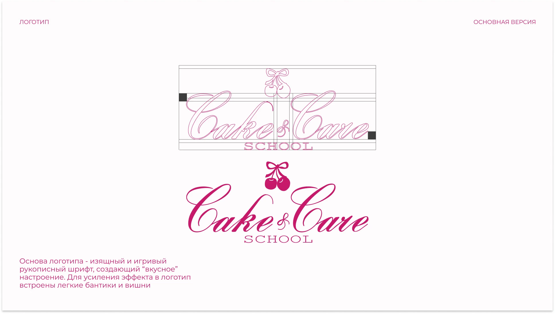 Фирменный стиль онлайн-школы Cake&Care School — Изображение №4 — Брендинг на Dprofile