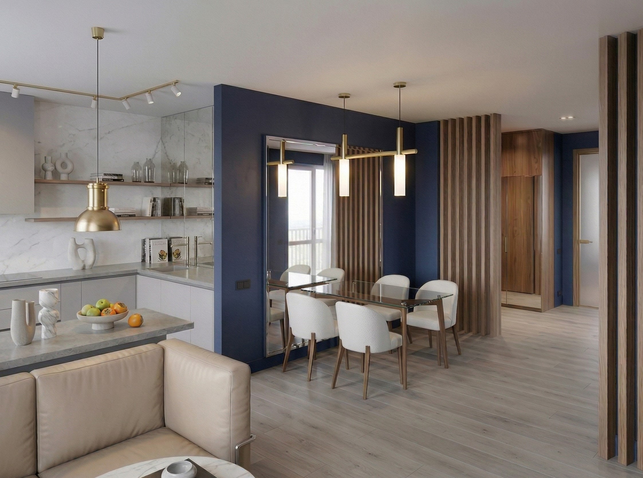 Проект интерьера двухкомнатной квартиры в Тушино — Изображение №4 — Архитектура на Dprofile