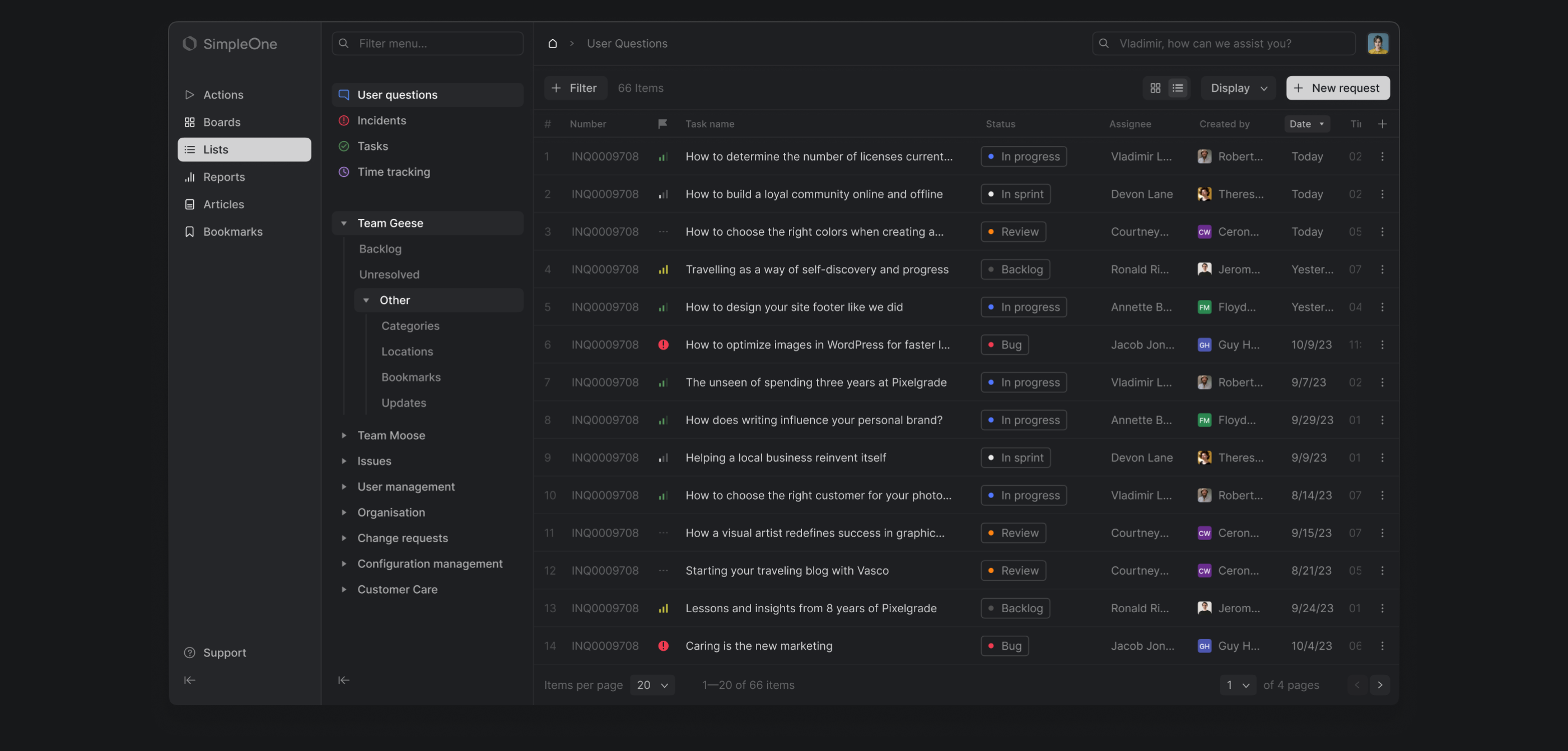 ITSM Panel — UI/UX Concept — Изображение №2 — Интерфейсы на Dprofile