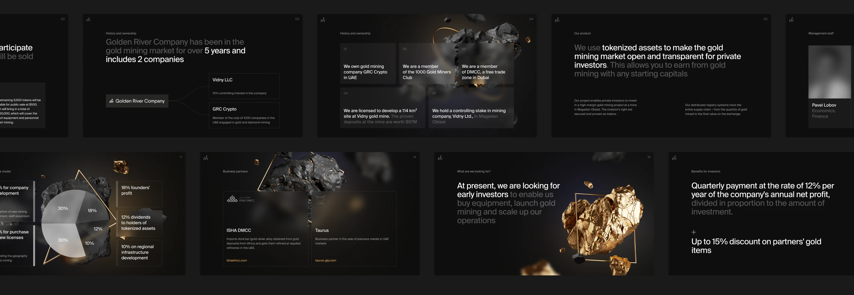 Golden River — Landing Page Design — Изображение №9 — Интерфейсы, Маркетинг на Dprofile