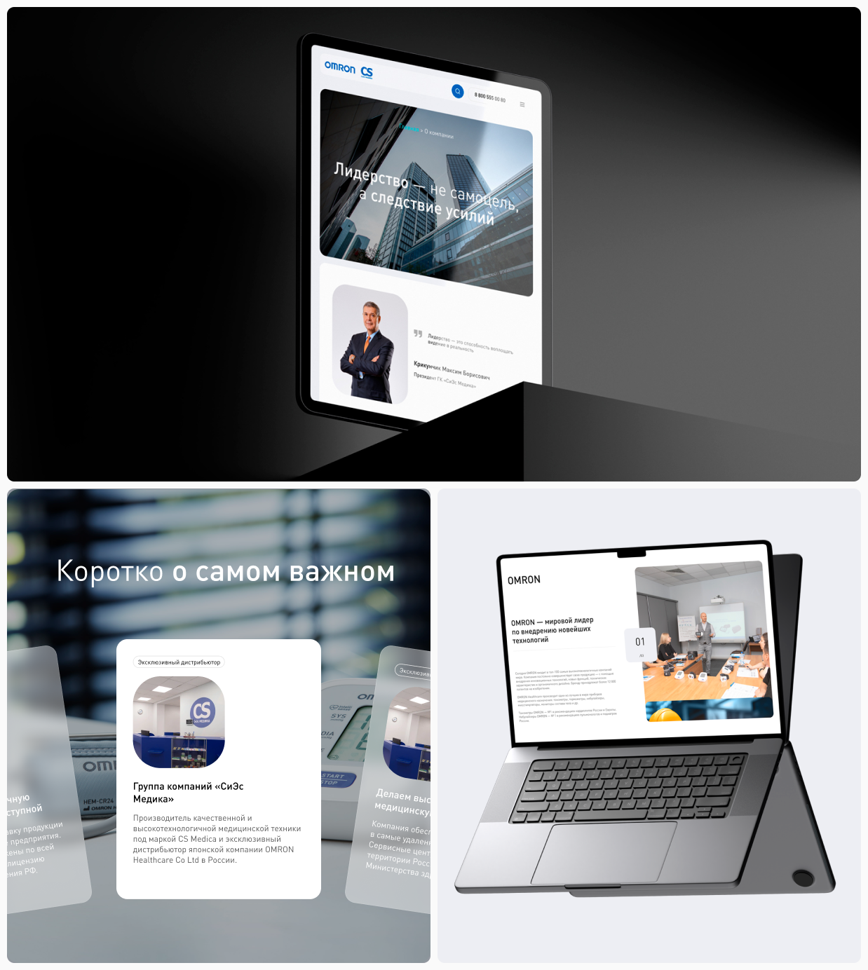 Omron — CS medica — Изображение №6 — Интерфейсы на Dprofile