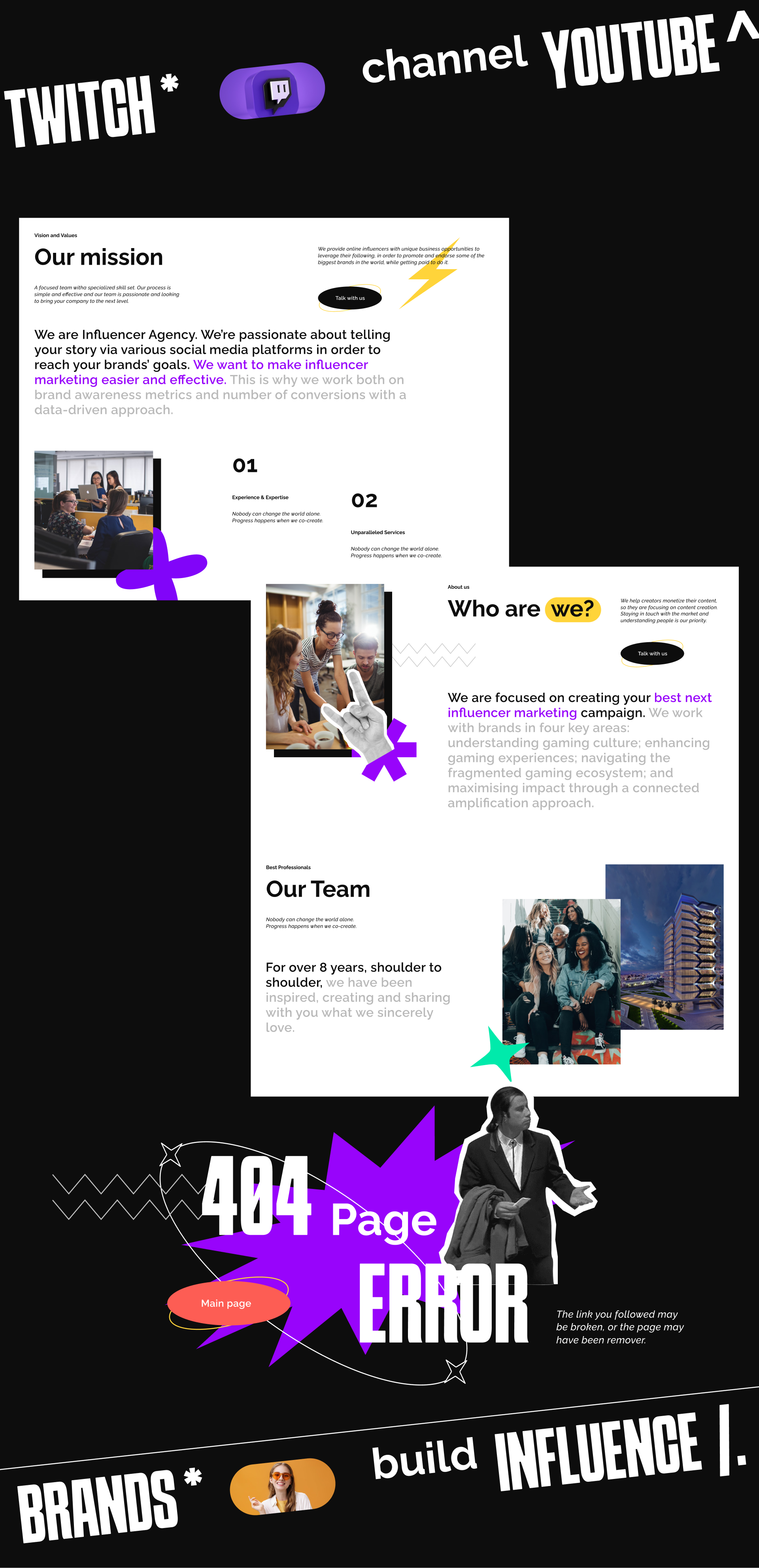 DST: промо-сайт для международной площадки инфлюенсеров — Изображение №7 — Интерфейсы, Анимация на Dprofile