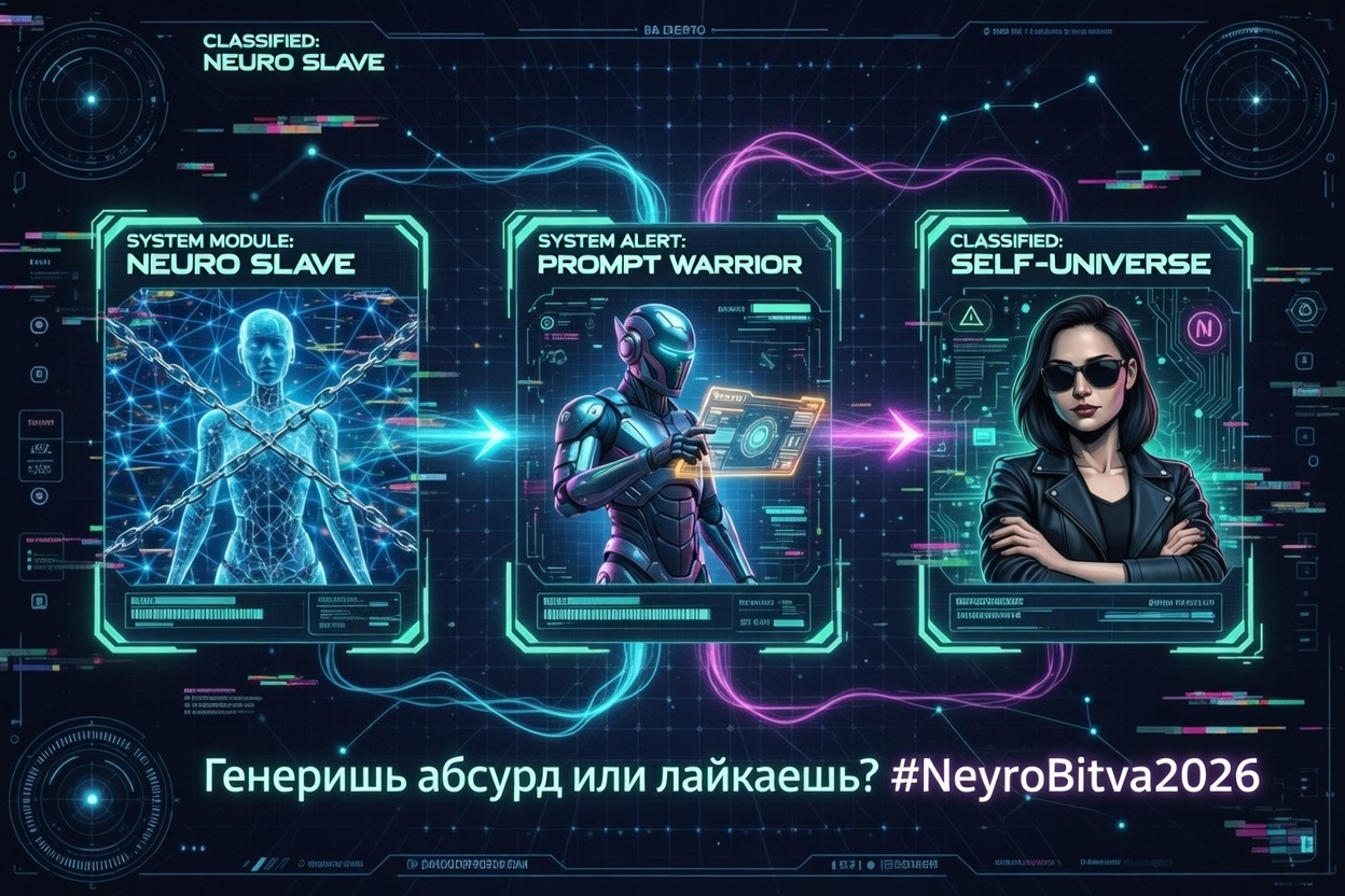 НЕЙРОБИТВА 2026 МИССИЯ ВЫПОЛНЕНА — РЕАЛЬНОСТЬ ВЗЛОМАНА — Изображение №6 — Анимация на Dprofile