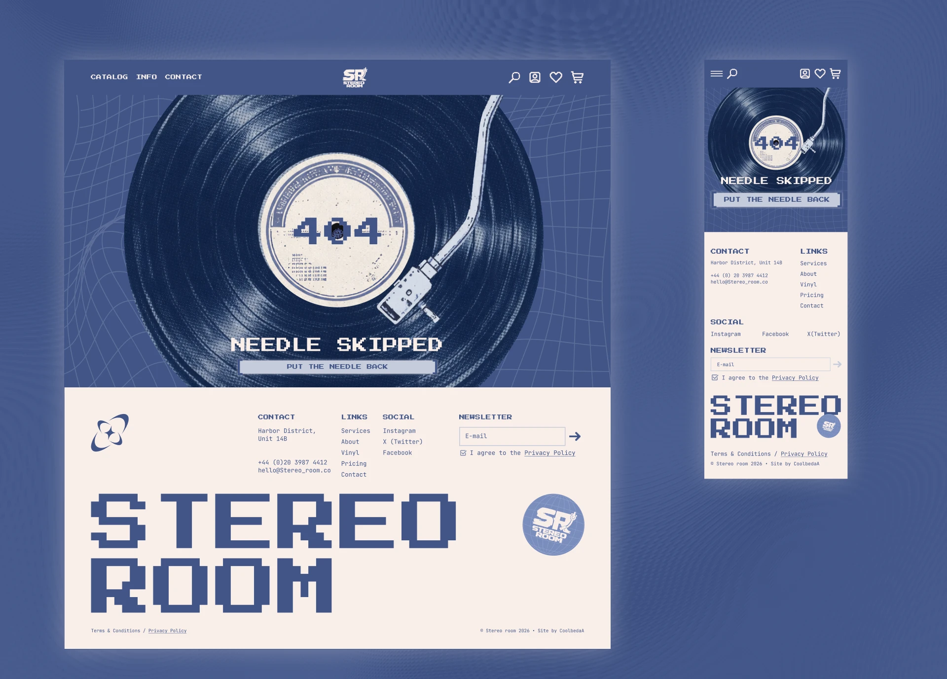 STEREO ROOM.online vinyl store — Изображение №10 — Интерфейсы на Dprofile