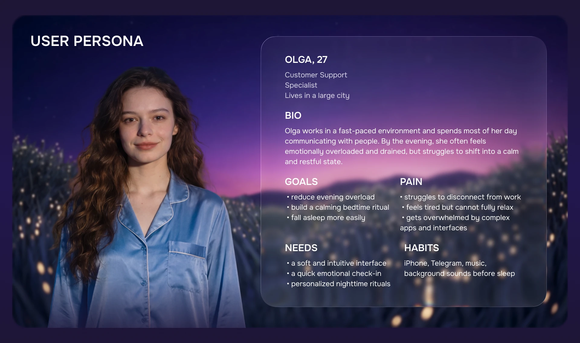 Noxi AI: Sleep & Calm App Concept — Изображение №4 — Интерфейсы на Dprofile