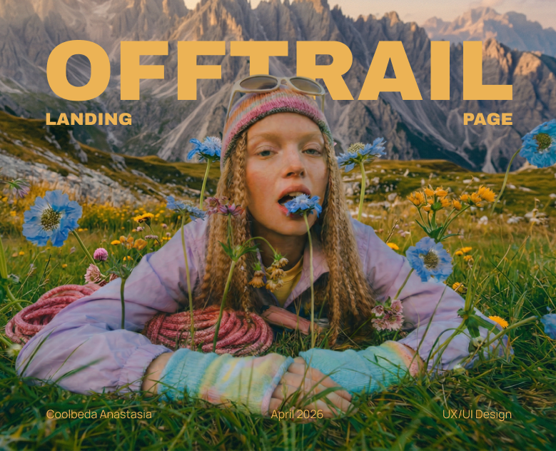 OFFtrail Promo Landing Page — Интерфейсы, Брендинг на Dprofile