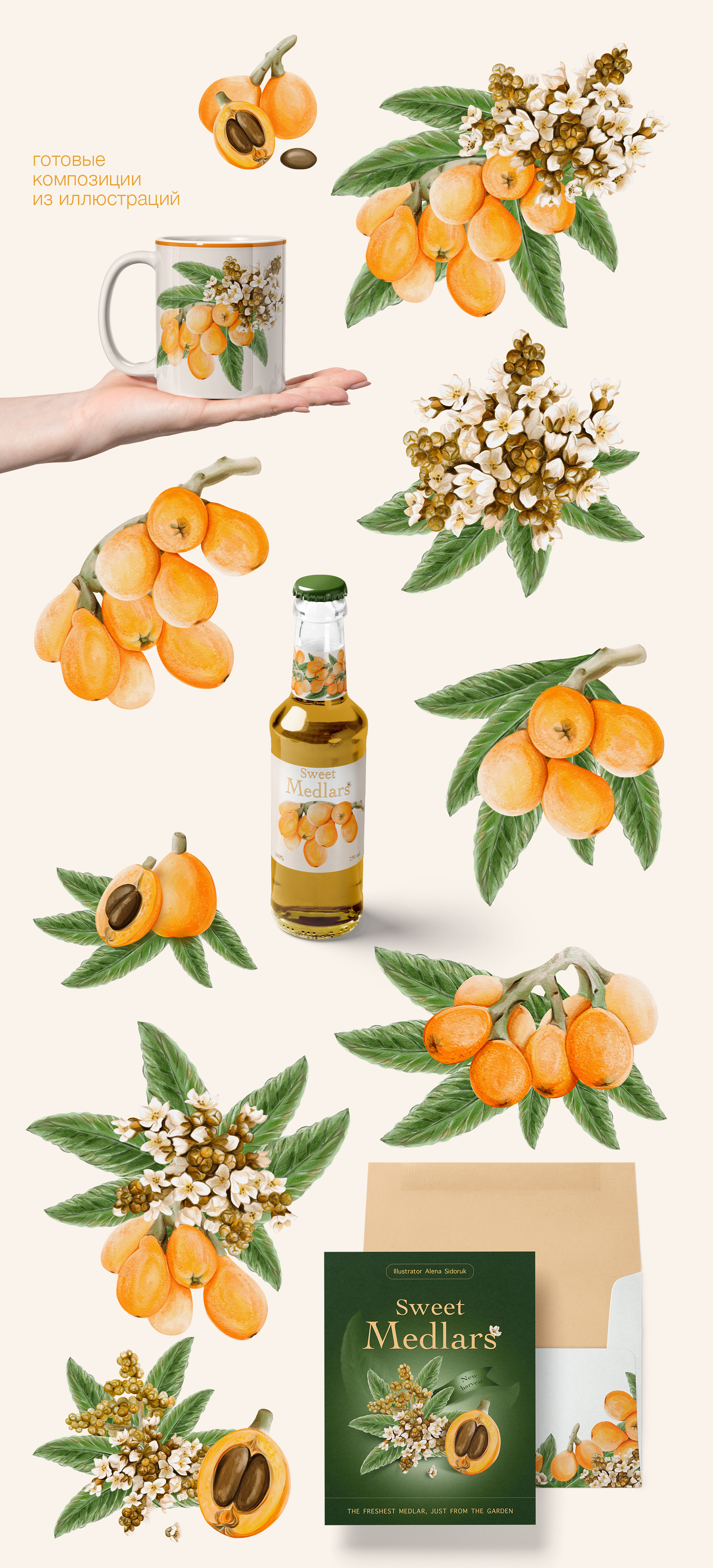 Японская мушмула — Изображение №2 — Брендинг на Dprofile