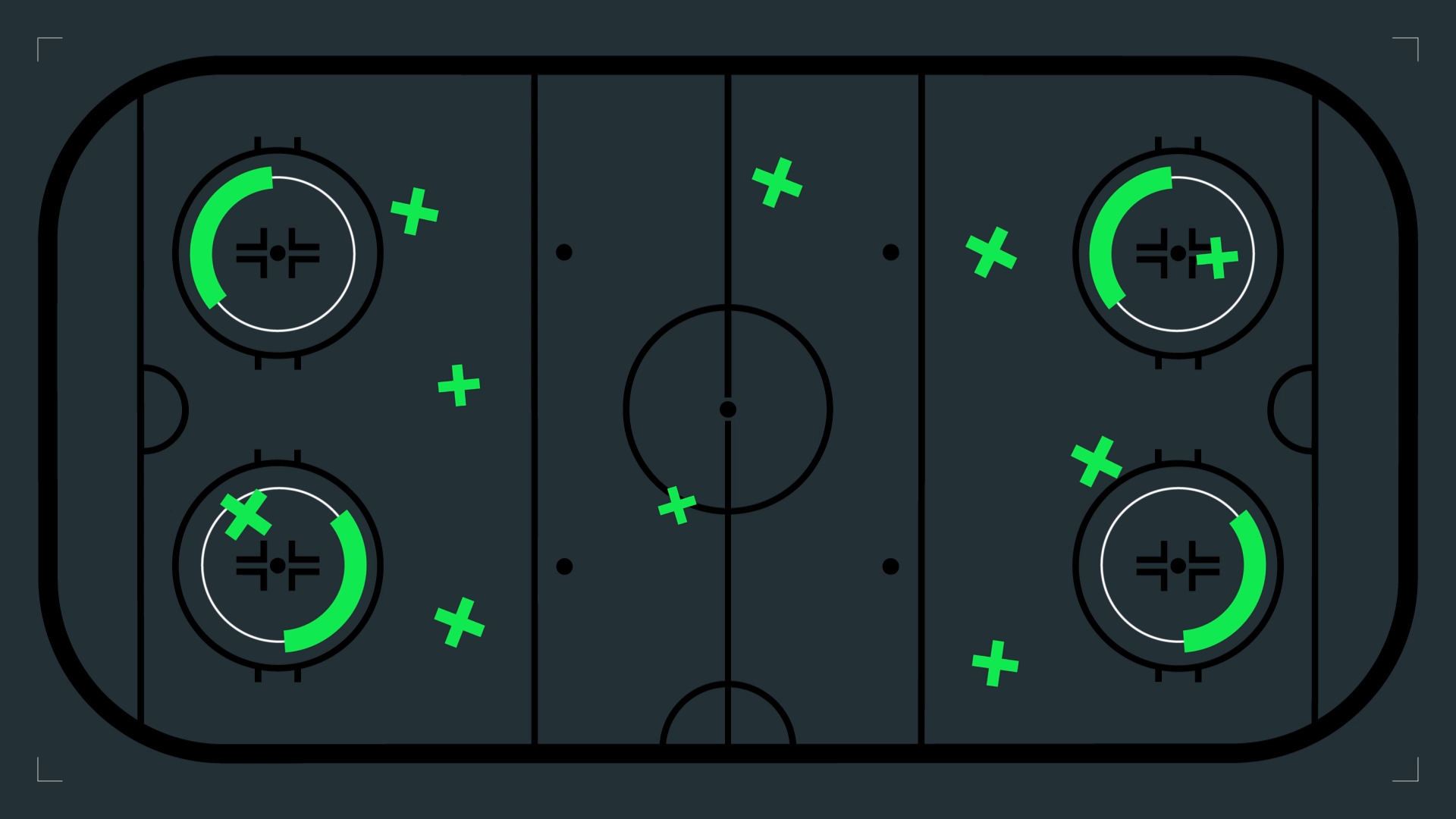 «Ясно о хоккее» — интро шоу и пакет эфирной моушн-графики — Изображение №5 — Графика, Анимация на Dprofile