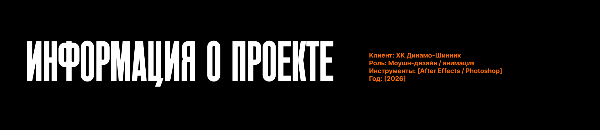 Динамо-Шинник — Арена: моушн-пакет — Изображение №18 — Графика, Анимация на Dprofile