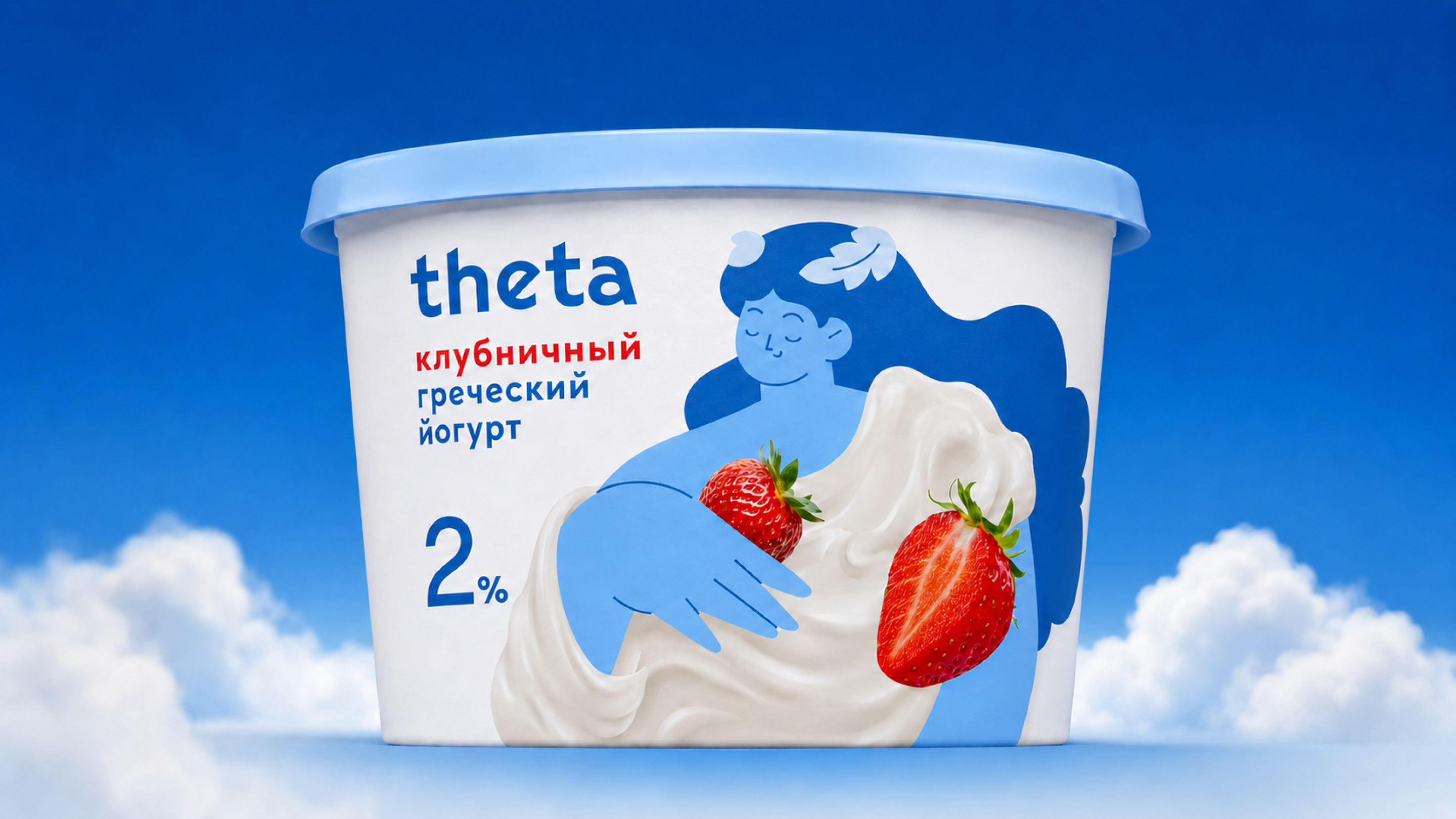 Греческие йогурты THETA — Изображение №10 — Брендинг, Графика на Dprofile