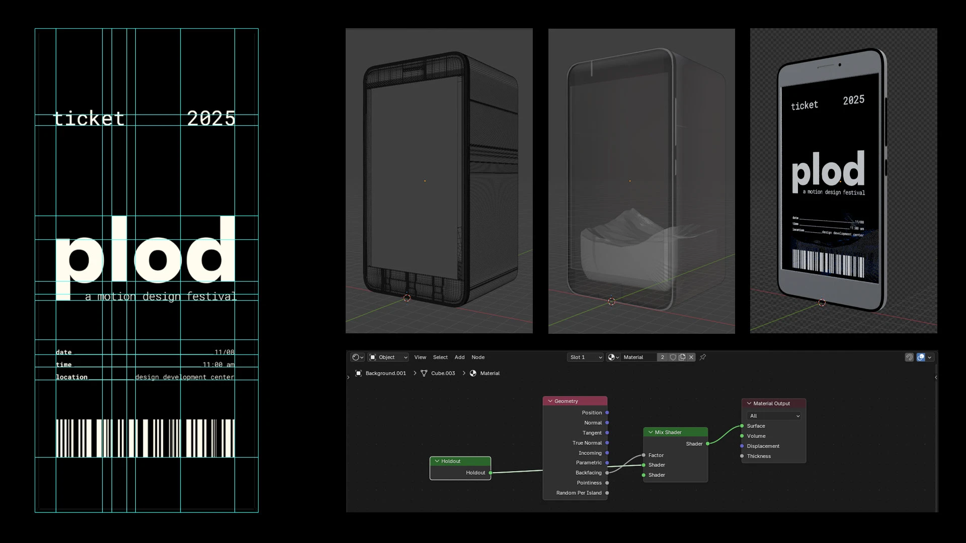 plod (motiondesign) — Изображение №4 — Брендинг, 3D на Dprofile