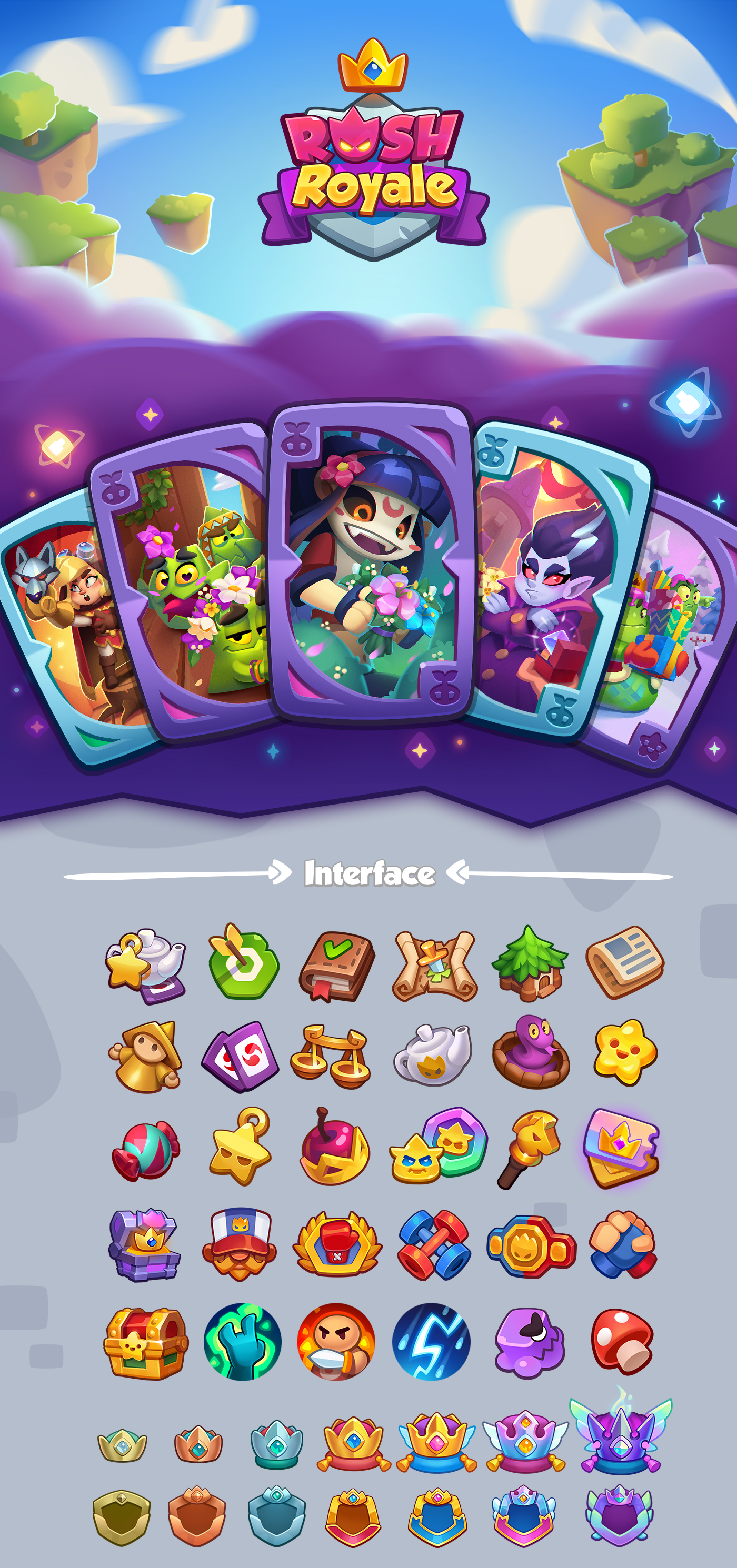 Rush Royale: Арт / UI — Изображение №1 — Иллюстрация на Dprofile