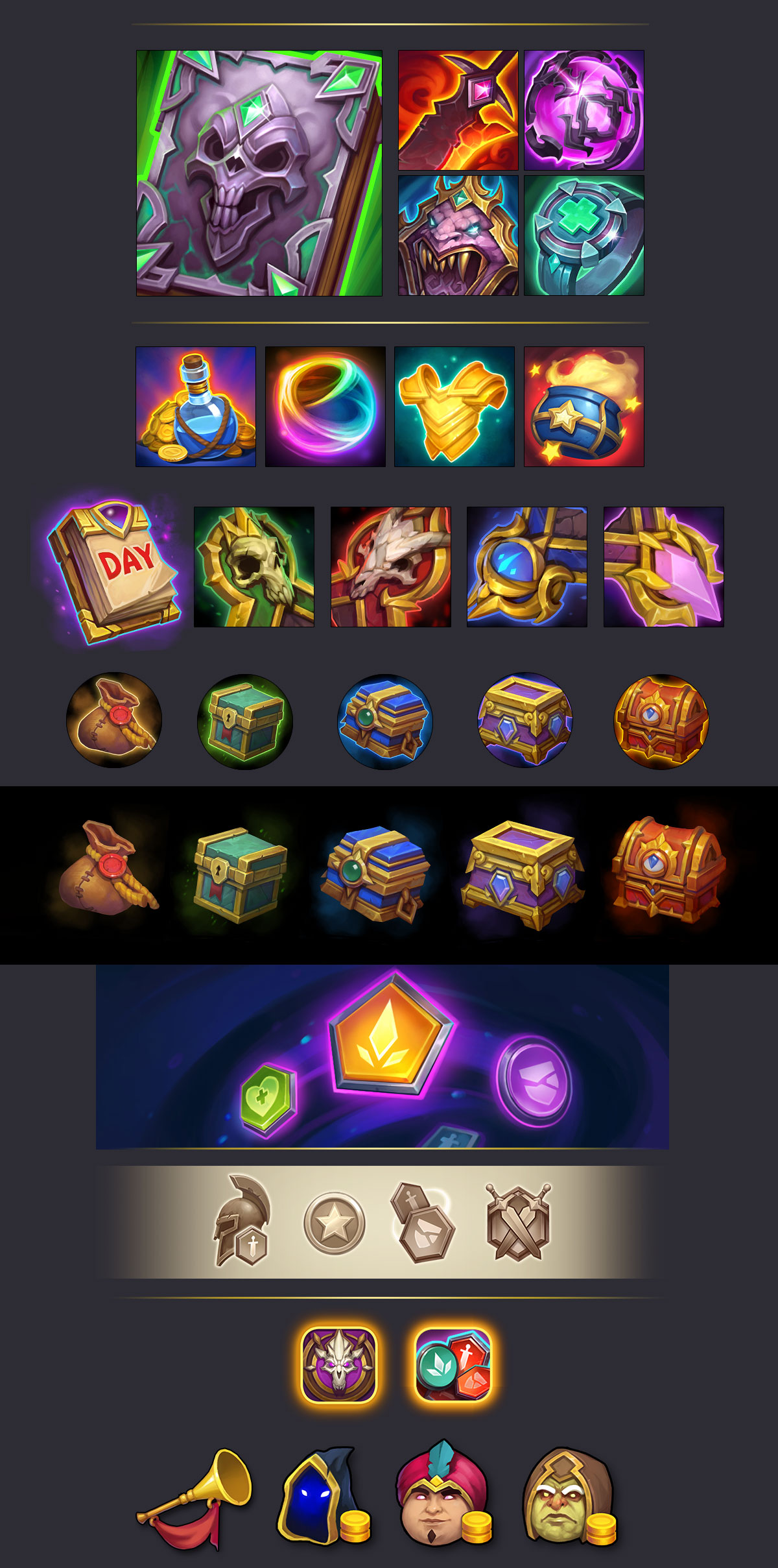 Предметы, артефакты и UI для игры Juggernaut Wars — Изображение №2 — Иллюстрация на Dprofile