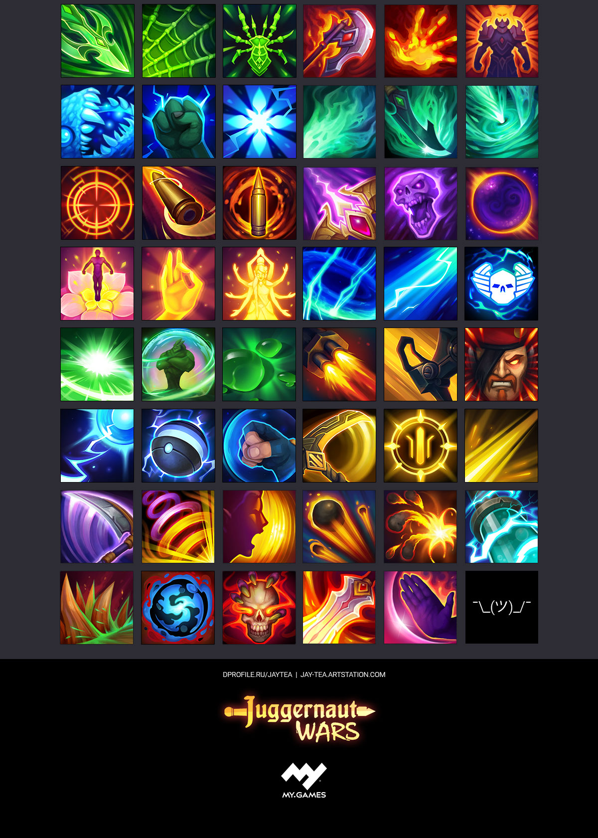 Абилки, перки героев для игры Juggernaut Wars — Изображение №2 — Иллюстрация на Dprofile