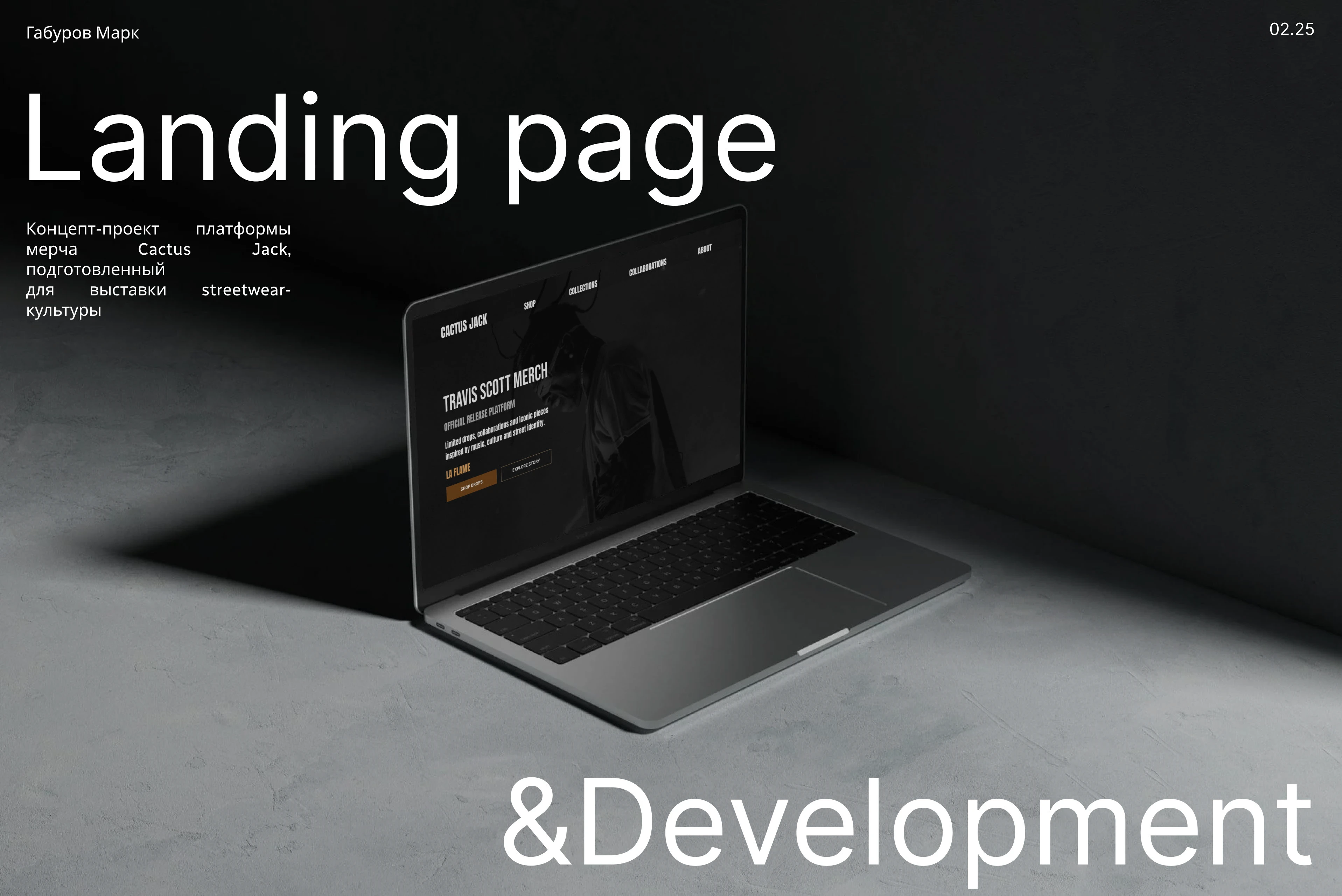 Cactus Jack Merchandise Project — Изображение №1 — Интерфейсы на Dprofile