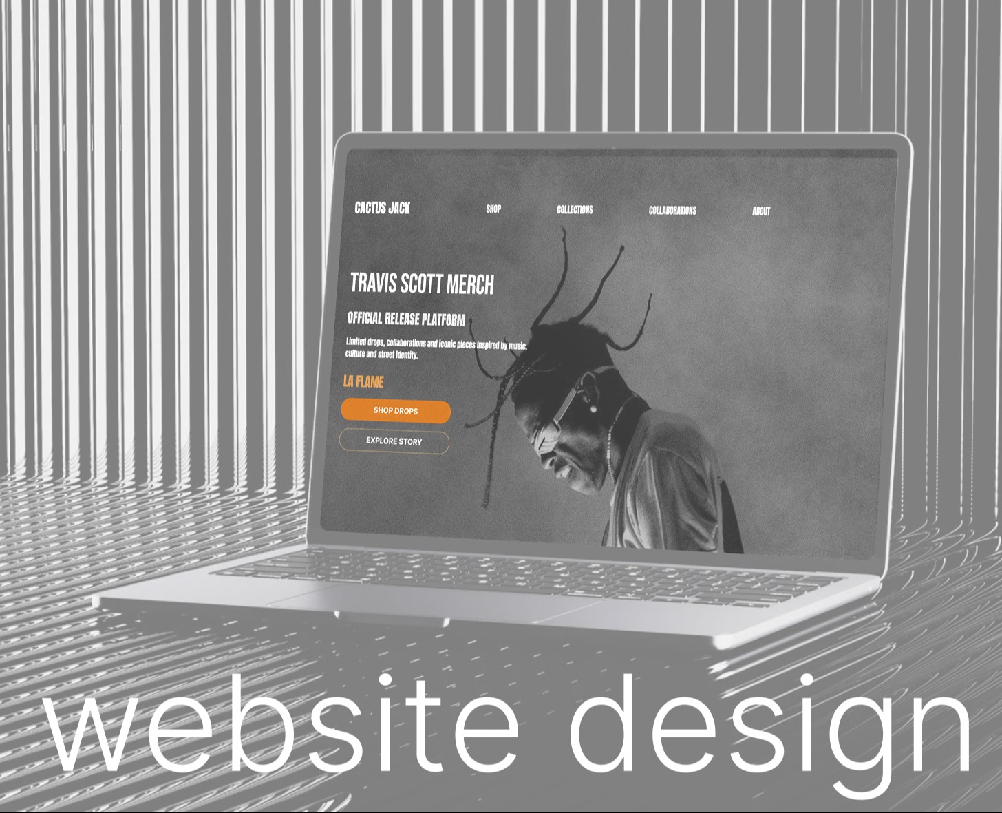 Cactus Jack Merchandise Project — Интерфейсы на Dprofile