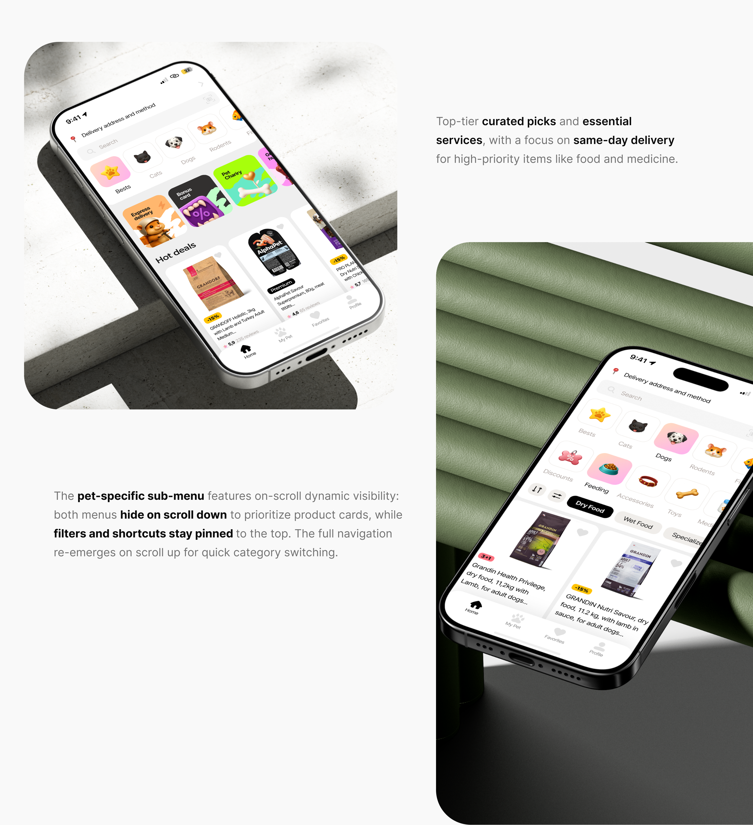 UX UI Дизайн маркетплейса товаров для животных — Изображение №9 — Интерфейсы на Dprofile