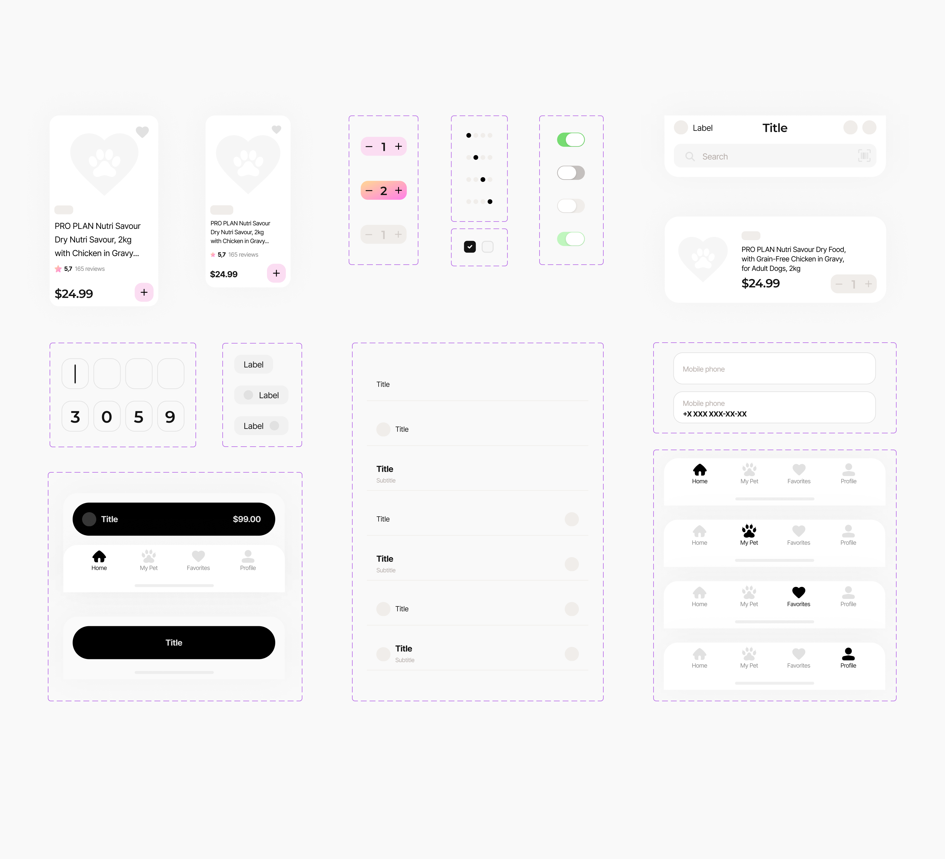 UX UI Дизайн маркетплейса товаров для животных — Изображение №16 — Интерфейсы на Dprofile