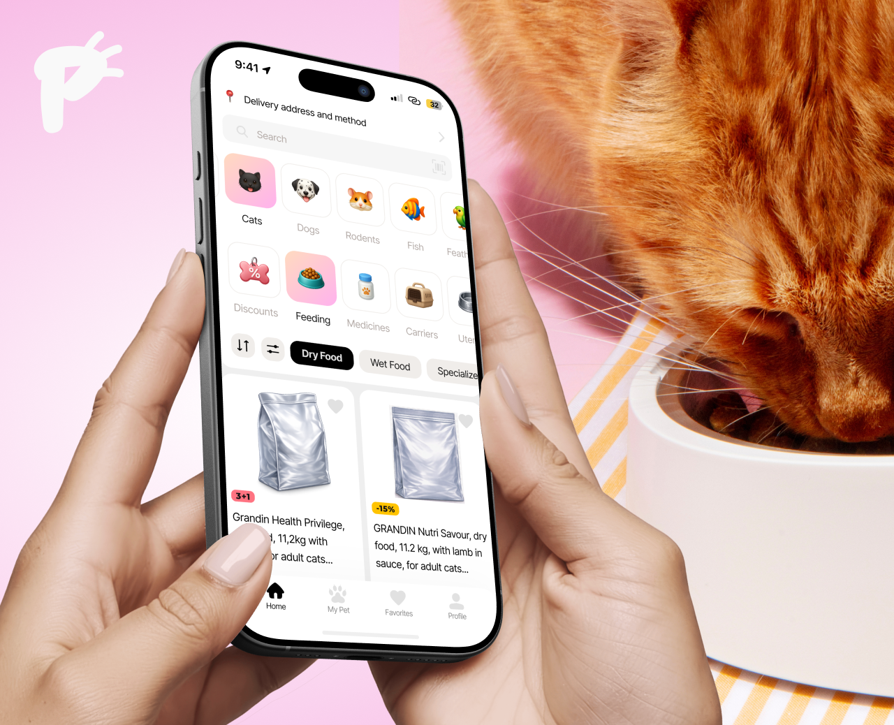 UX UI Дизайн маркетплейса товаров для животных на Dprofile