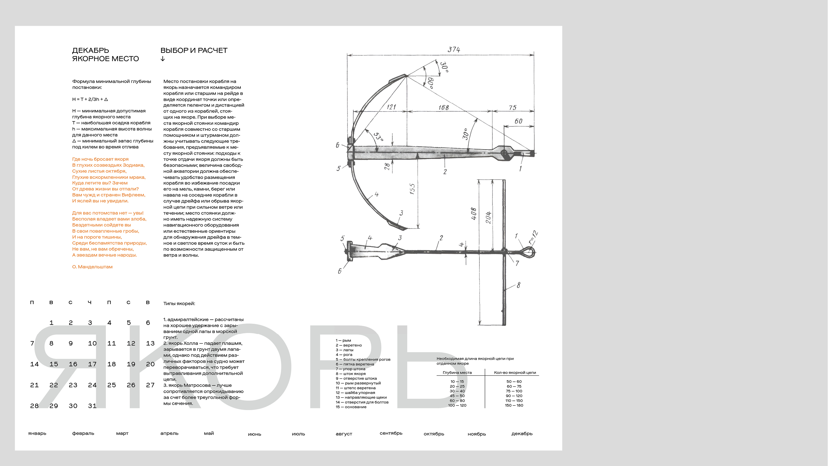 Ferro Grotesk — календарь спесимен — Изображение №17 — Графика на Dprofile