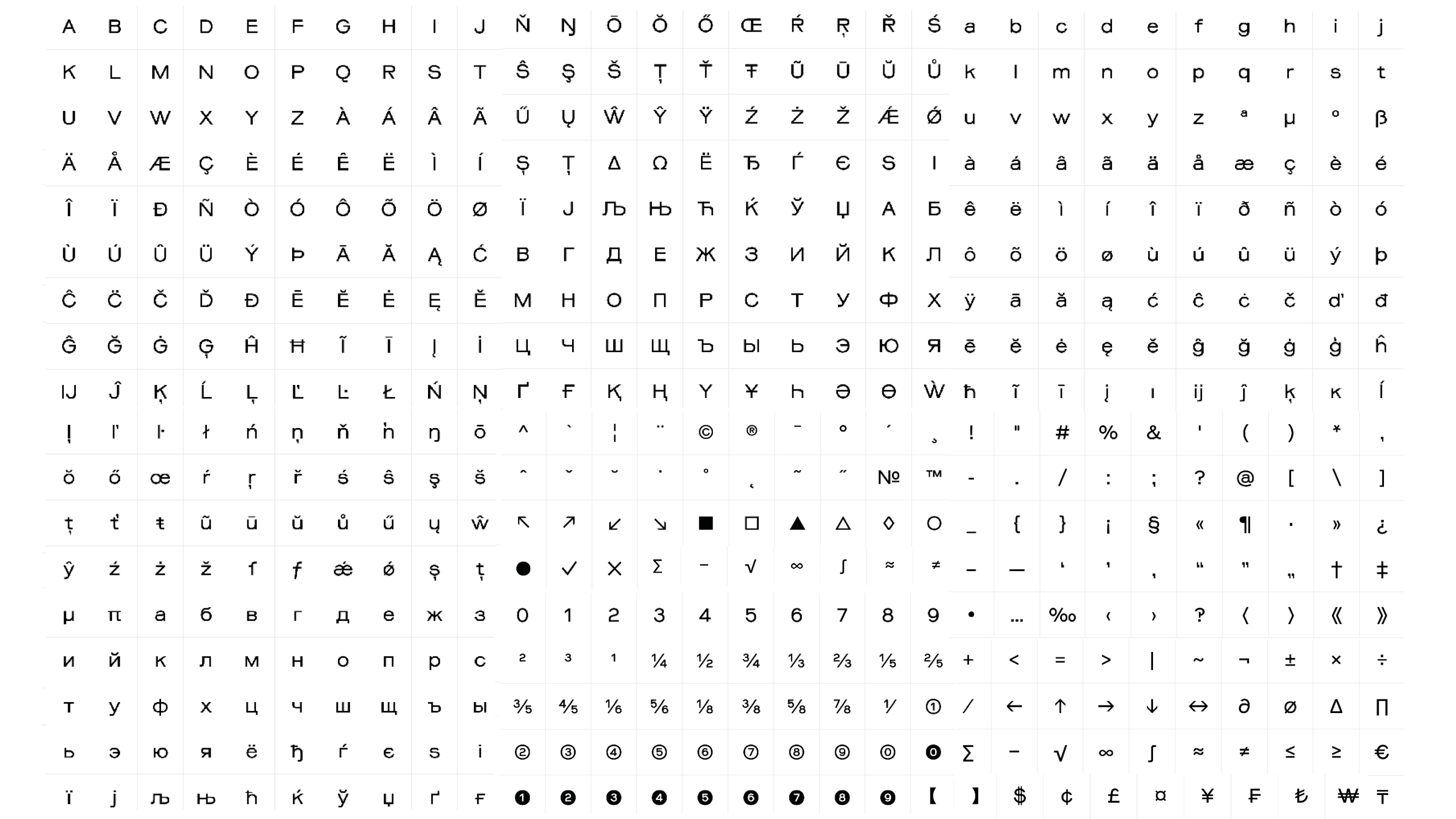 Ferro Grotesk — календарь спесимен — Изображение №3 — Графика на Dprofile