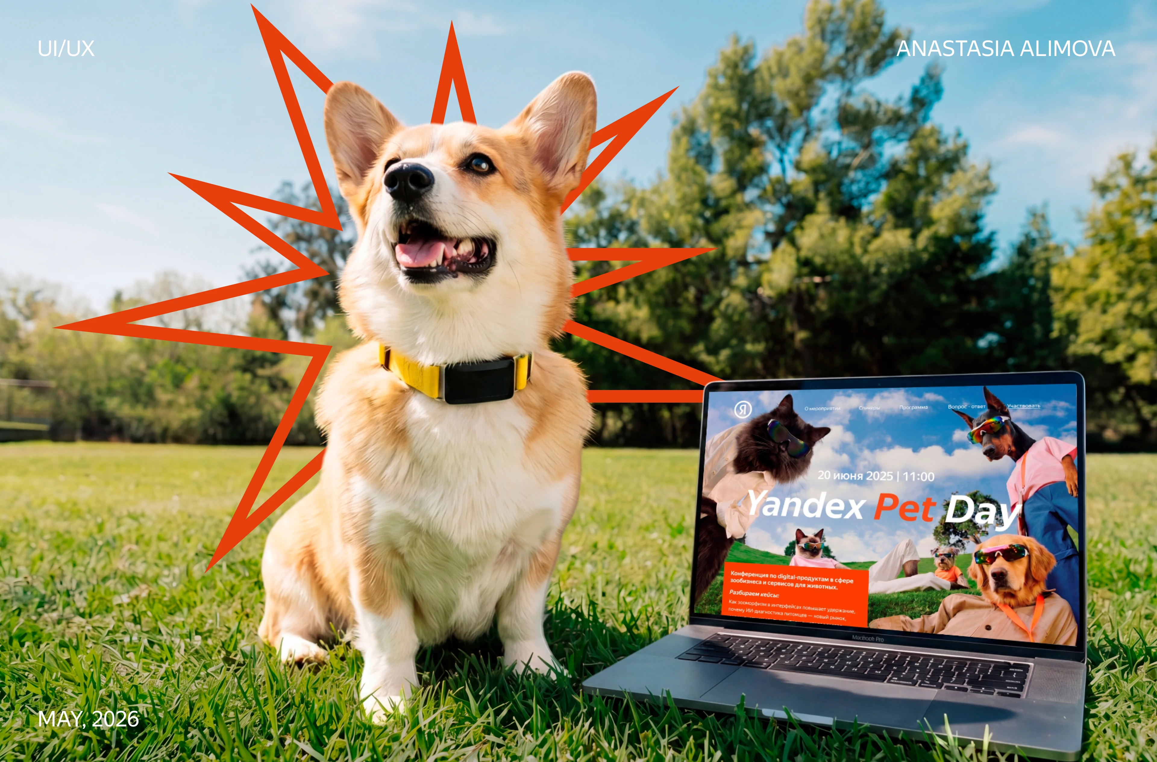 Landing page Yandex Pet Day. Тестовое задание — Изображение №1 — Интерфейсы на Dprofile