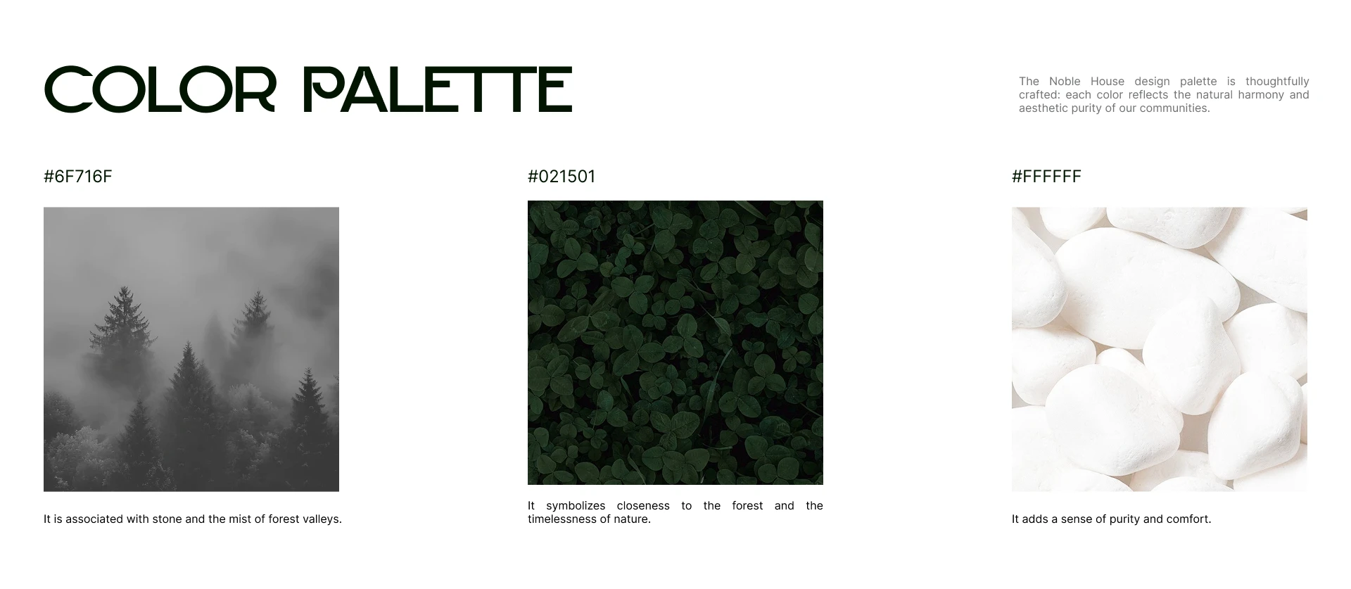 Лэндинг для коттеджного поселка NOBLE HOUSE — Изображение №4 — Интерфейсы, Нейро на Dprofile