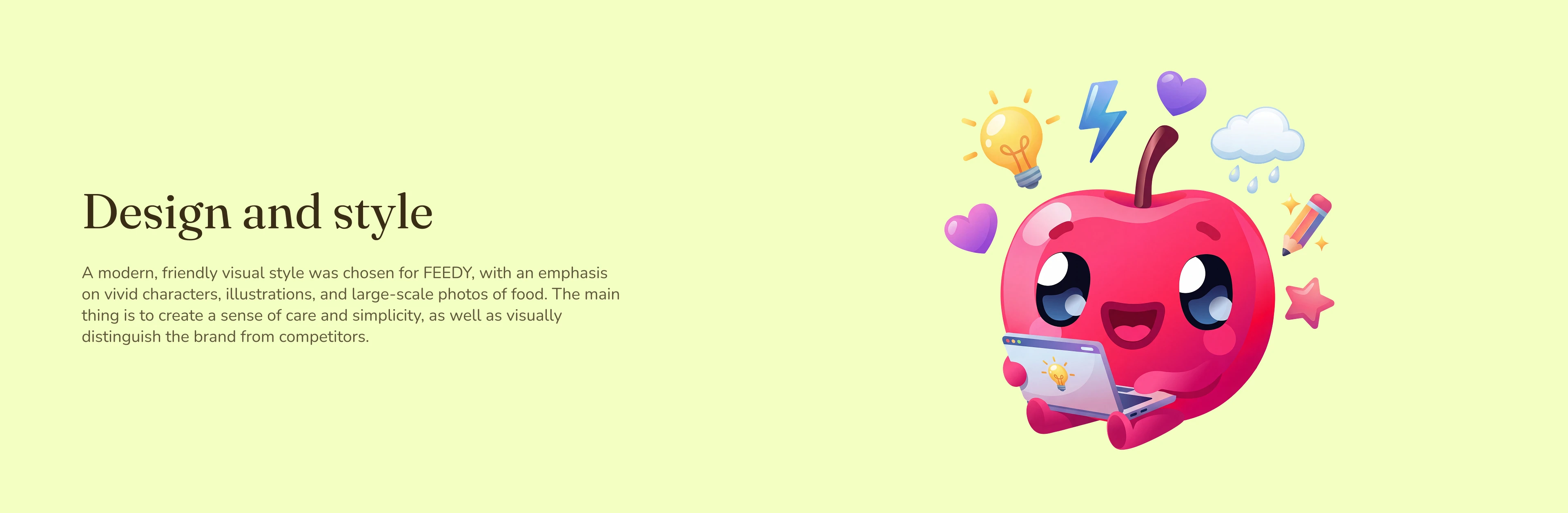 Landing page for the FEEDY app — Изображение №3 — Интерфейсы на Dprofile
