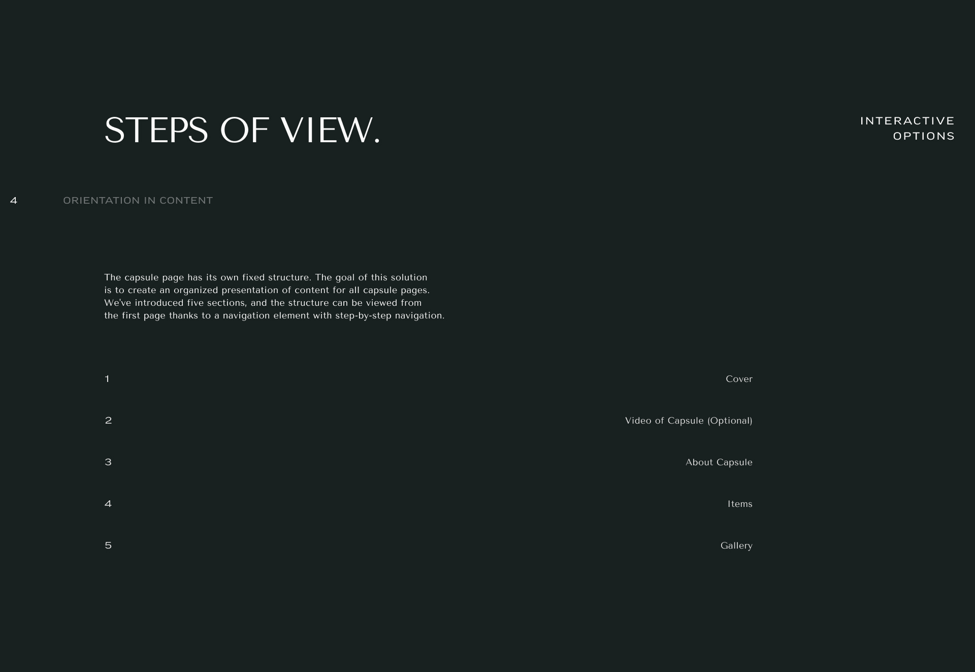 Ekonika Capsule — Изображение №5 — Интерфейсы на Dprofile