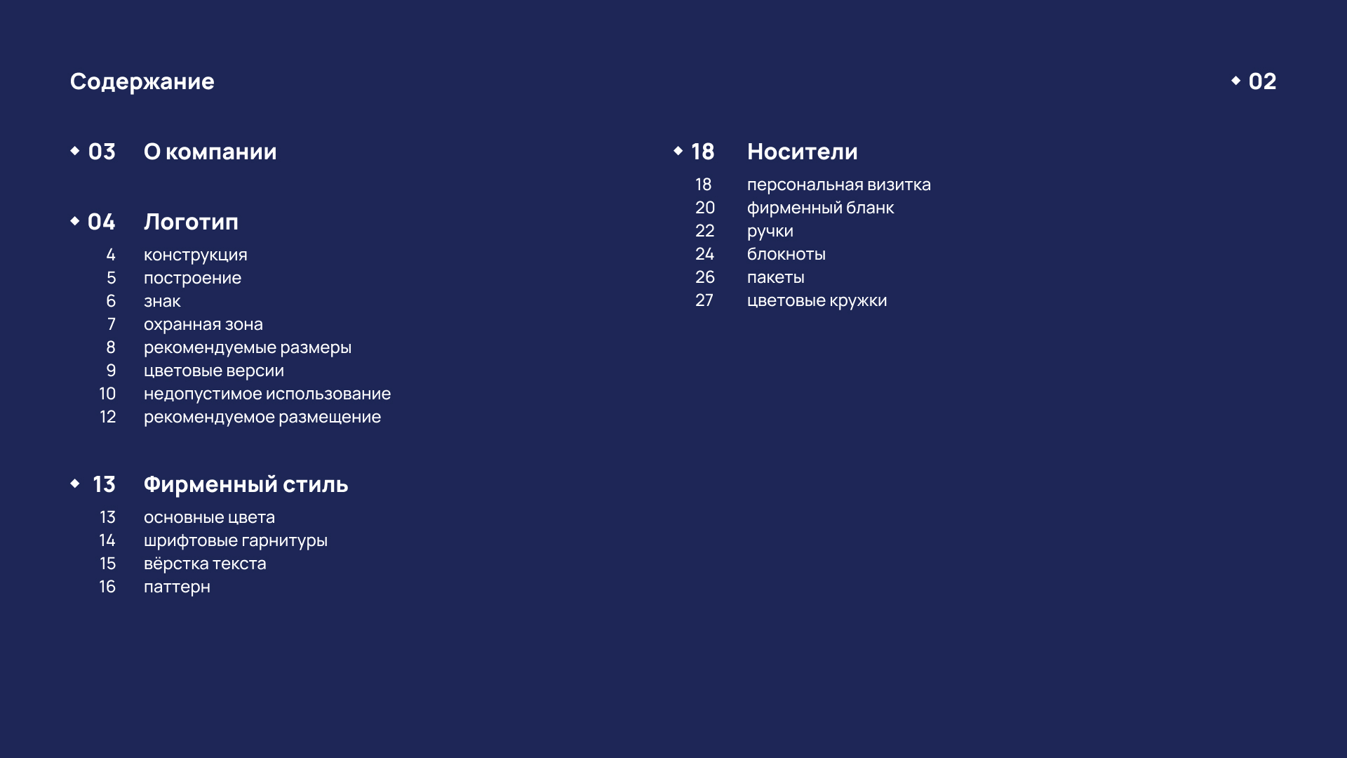 Брендбук технической компании — Изображение №2 — Брендинг на Dprofile