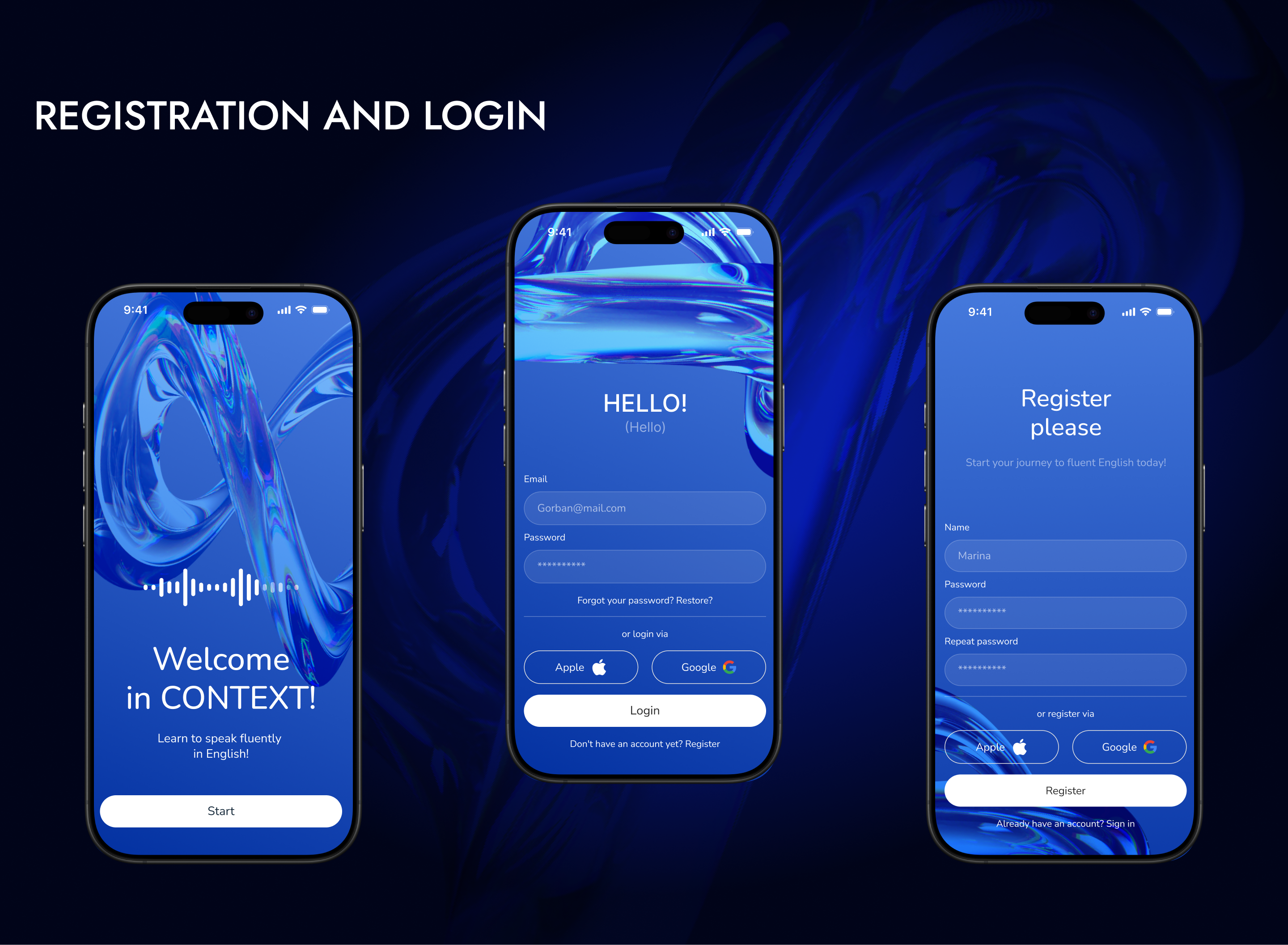 Мобильное приложение по изучению английского языка — Изображение №8 — Интерфейсы на Dprofile